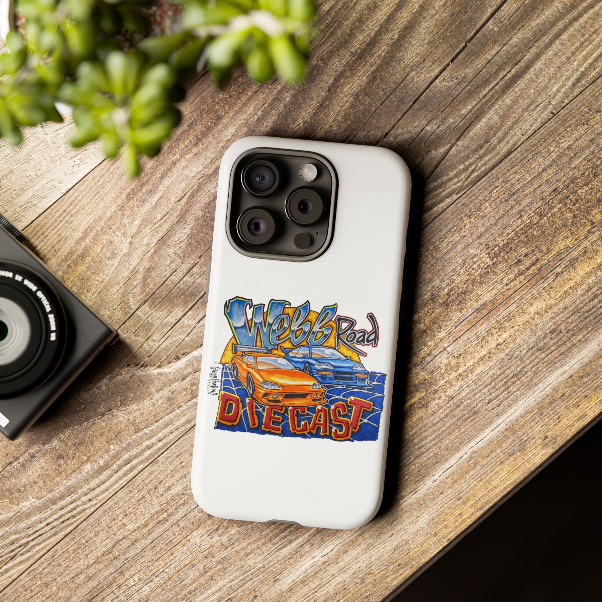 Webb Road Diecast Phone Case — Tough Protective Car-Themed iPhone Cover