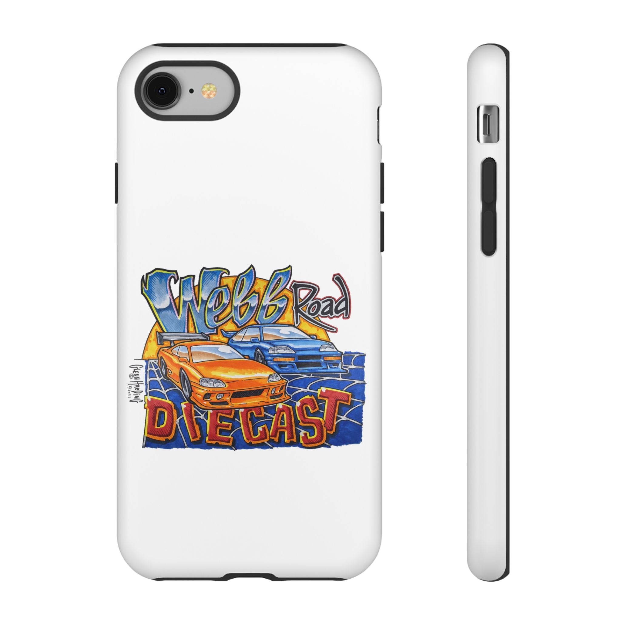 Webb Road Diecast Phone Case — Tough Protective Car-Themed iPhone Cover