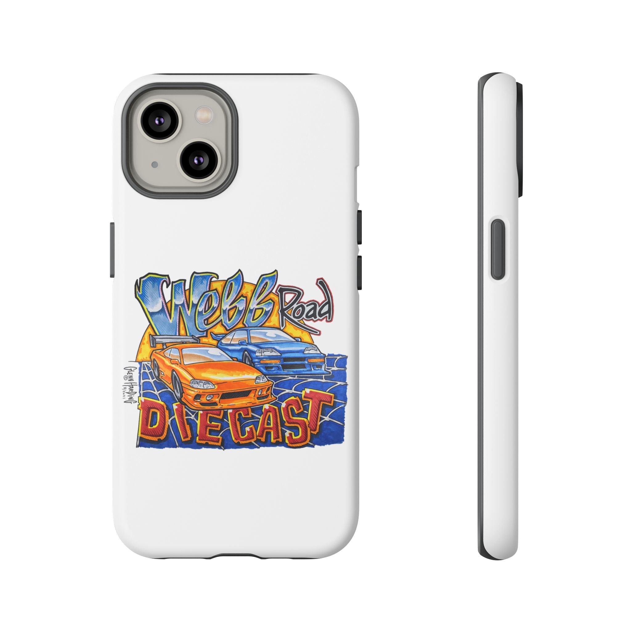 Webb Road Diecast Phone Case — Tough Protective Car-Themed iPhone Cover