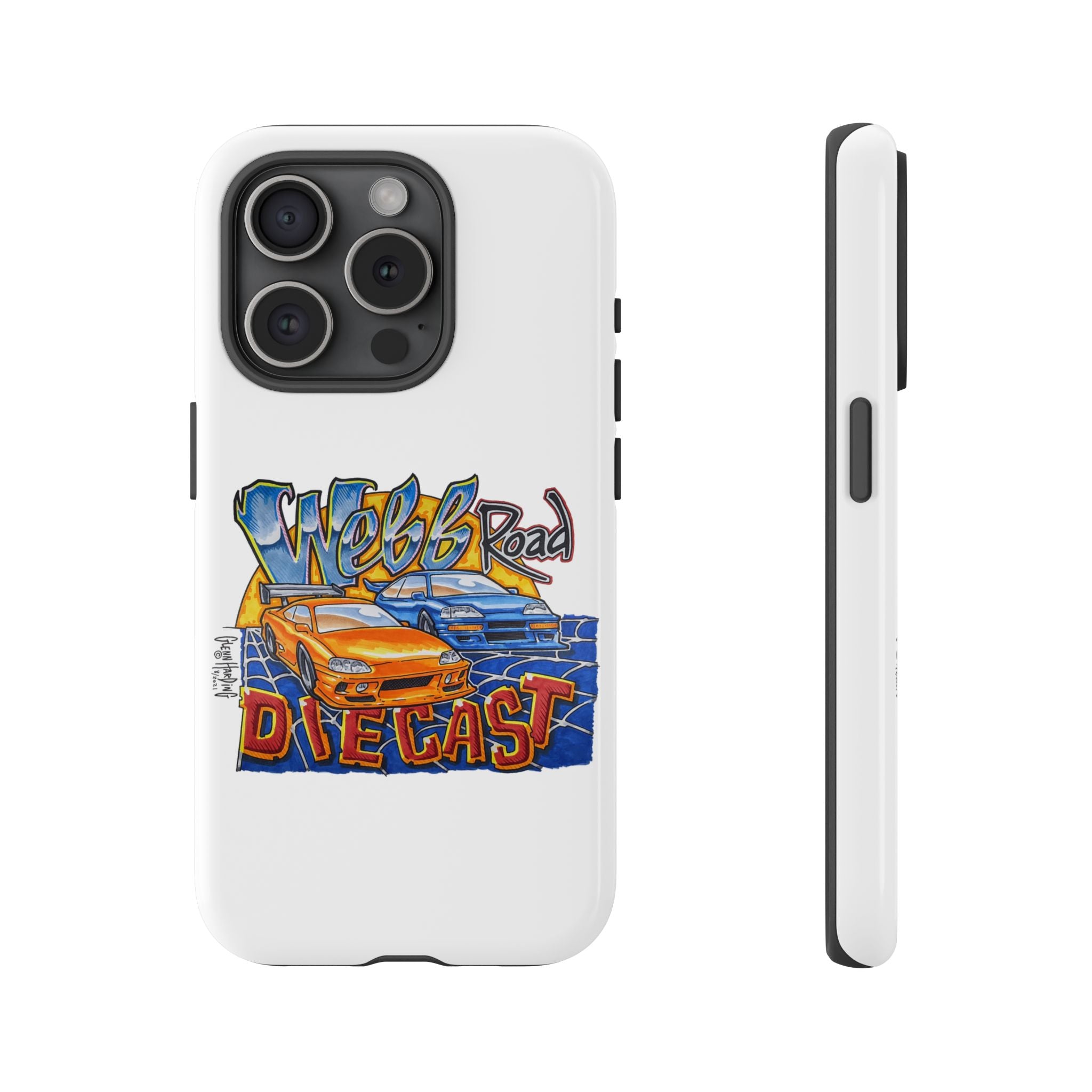 Webb Road Diecast Phone Case — Tough Protective Car-Themed iPhone Cover
