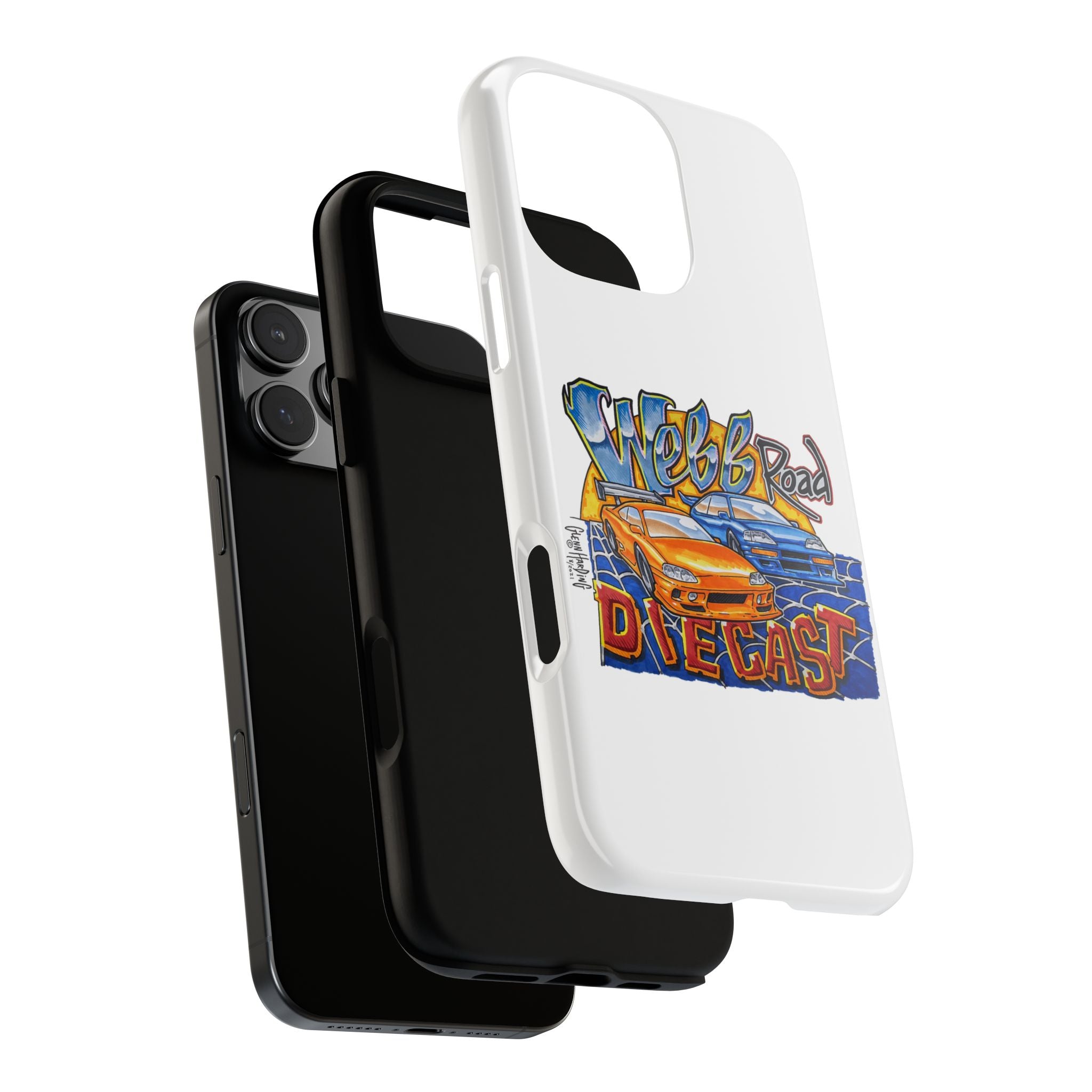 Webb Road Diecast Phone Case — Tough Protective Car-Themed iPhone Cover