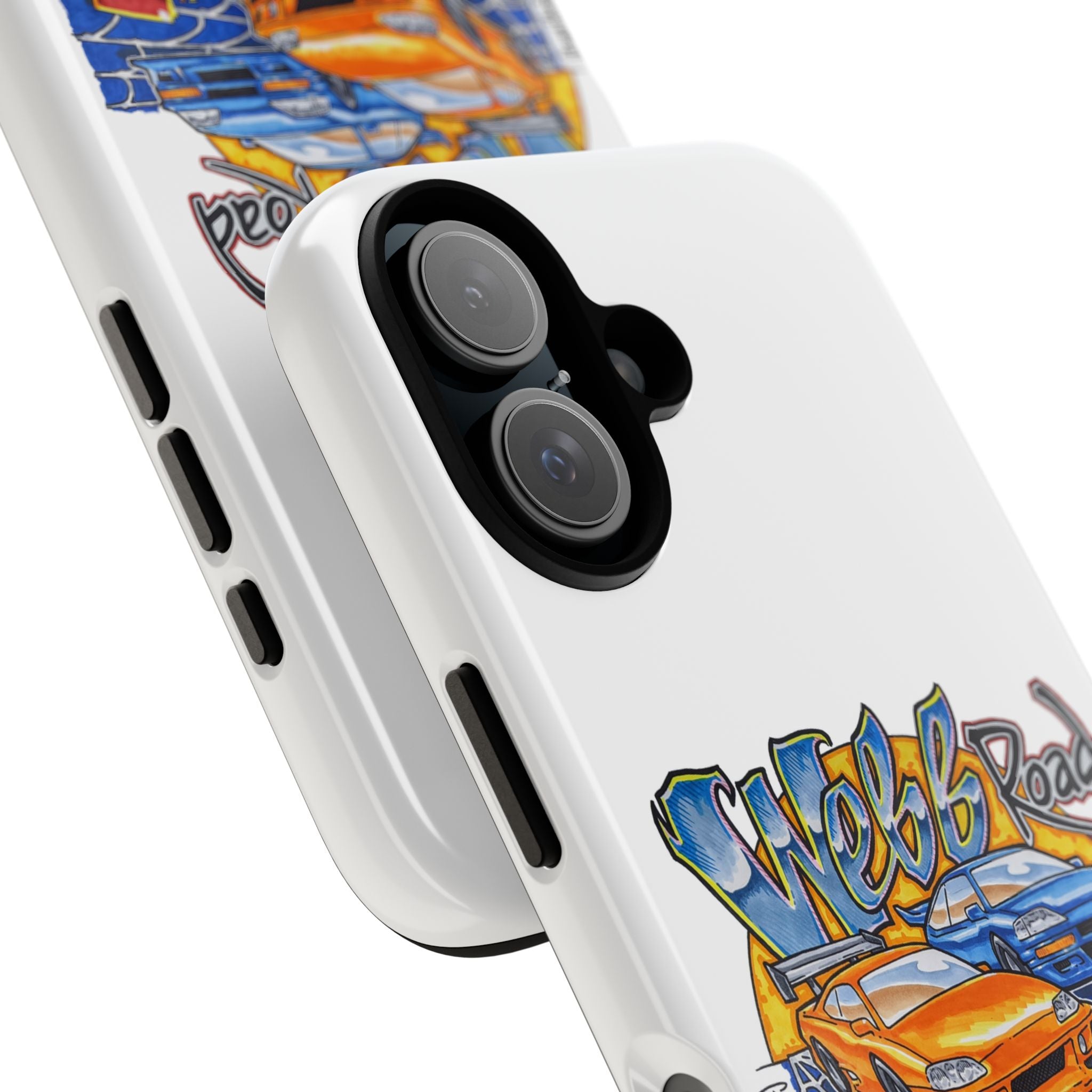 Webb Road Diecast Phone Case — Tough Protective Car-Themed iPhone Cover