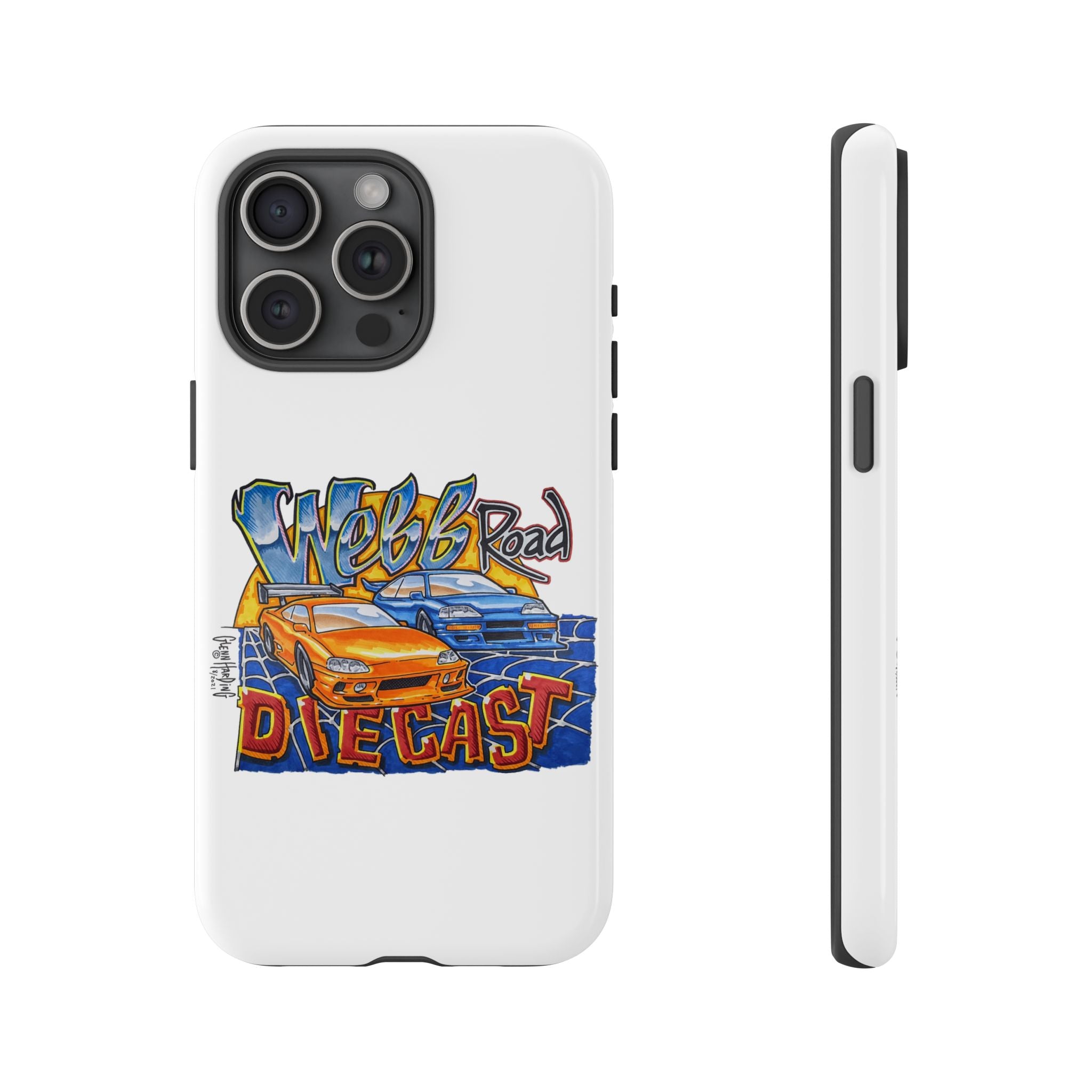 Webb Road Diecast Phone Case — Tough Protective Car-Themed iPhone Cover