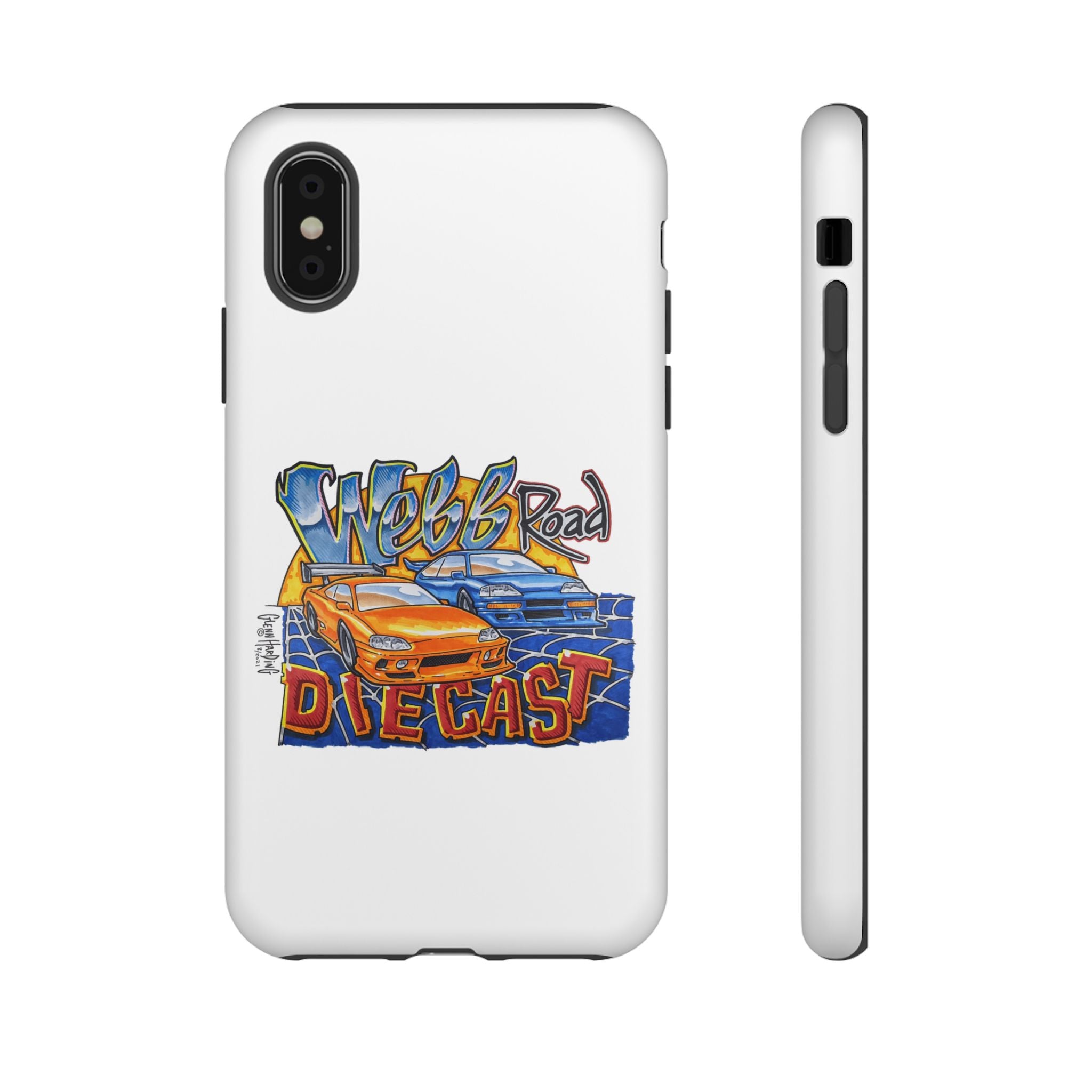 Webb Road Diecast Phone Case — Tough Protective Car-Themed iPhone Cover