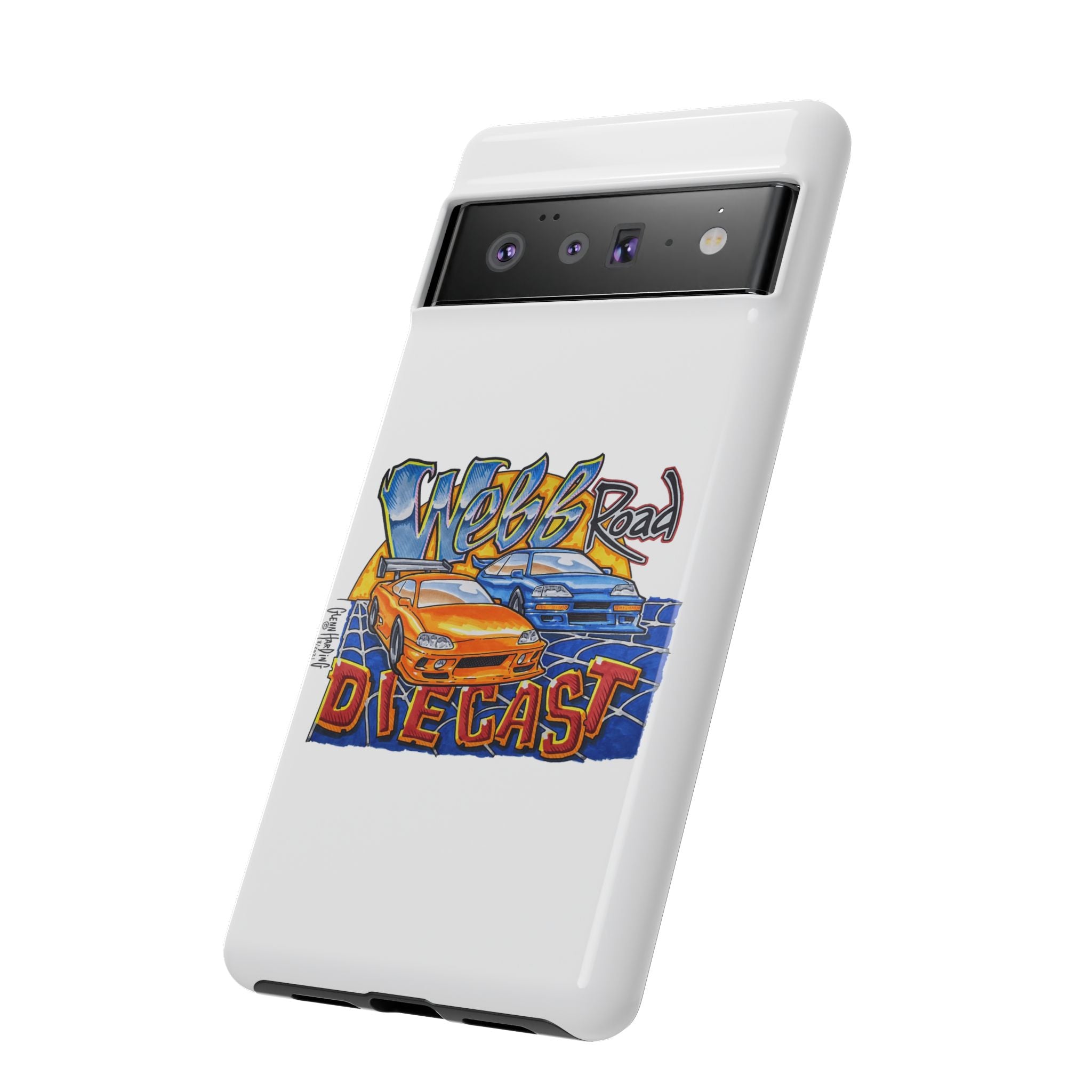 Webb Road Diecast Phone Case — Tough Protective Car-Themed iPhone Cover
