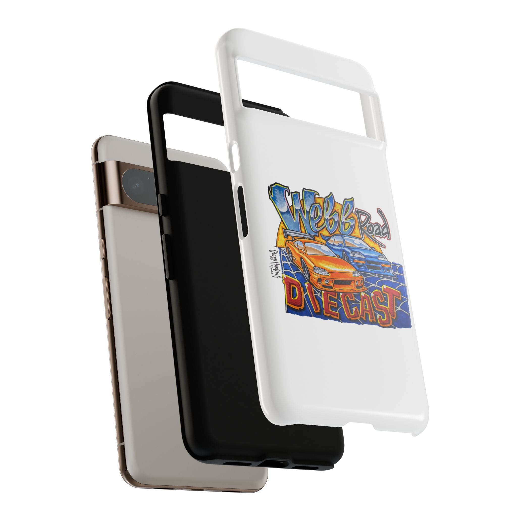 Webb Road Diecast Phone Case — Tough Protective Car-Themed iPhone Cover