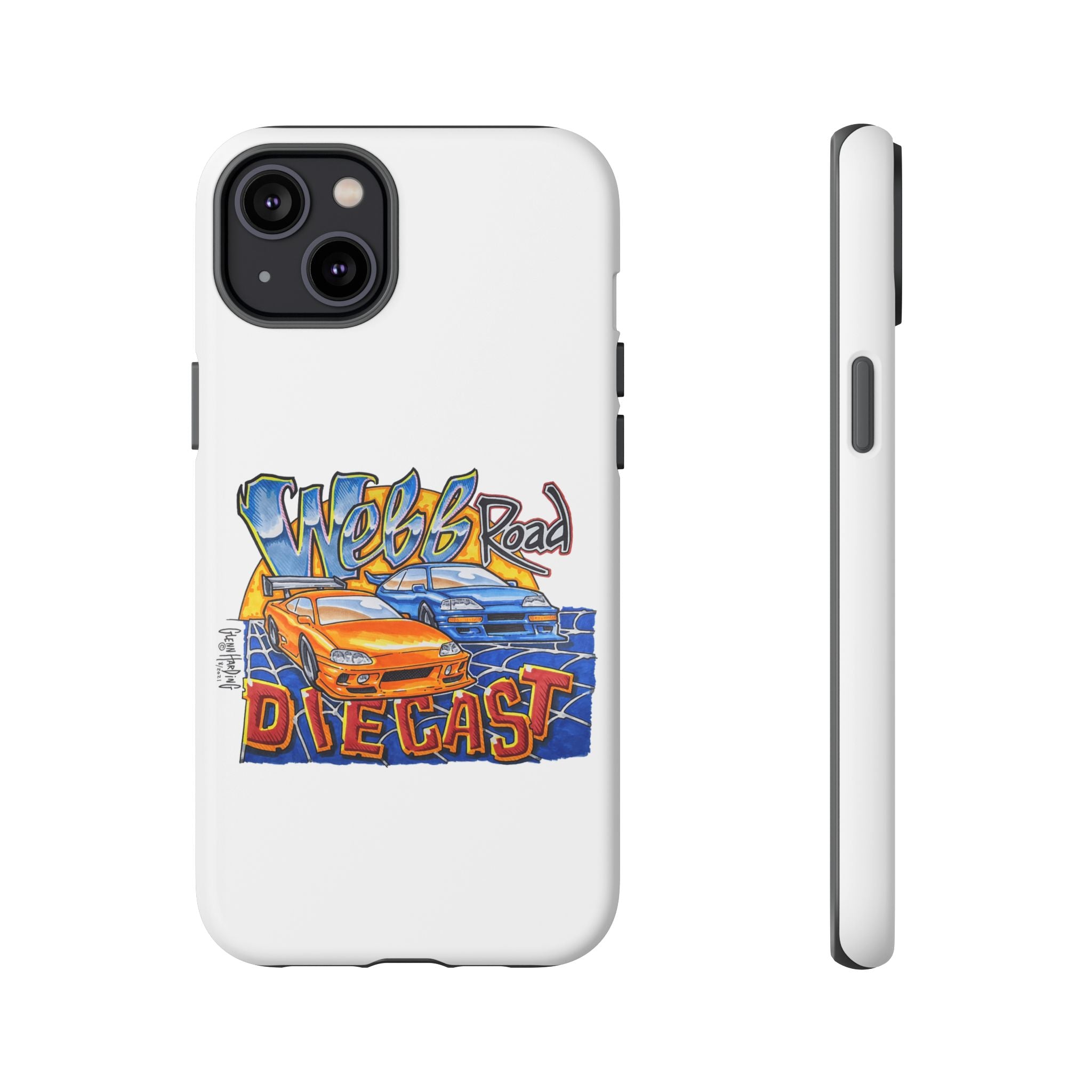 Webb Road Diecast Phone Case — Tough Protective Car-Themed iPhone Cover