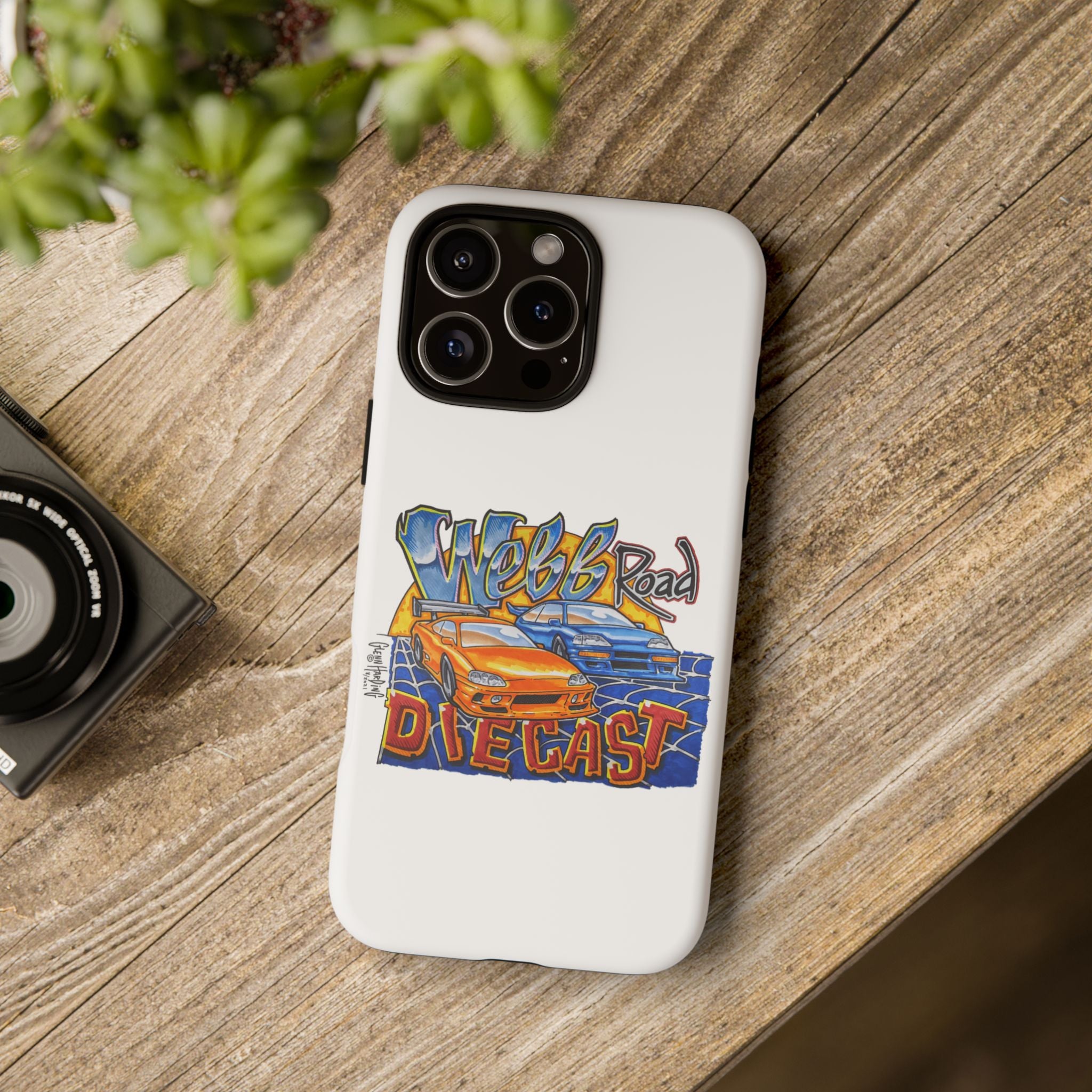 Webb Road Diecast Phone Case — Tough Protective Car-Themed iPhone Cover
