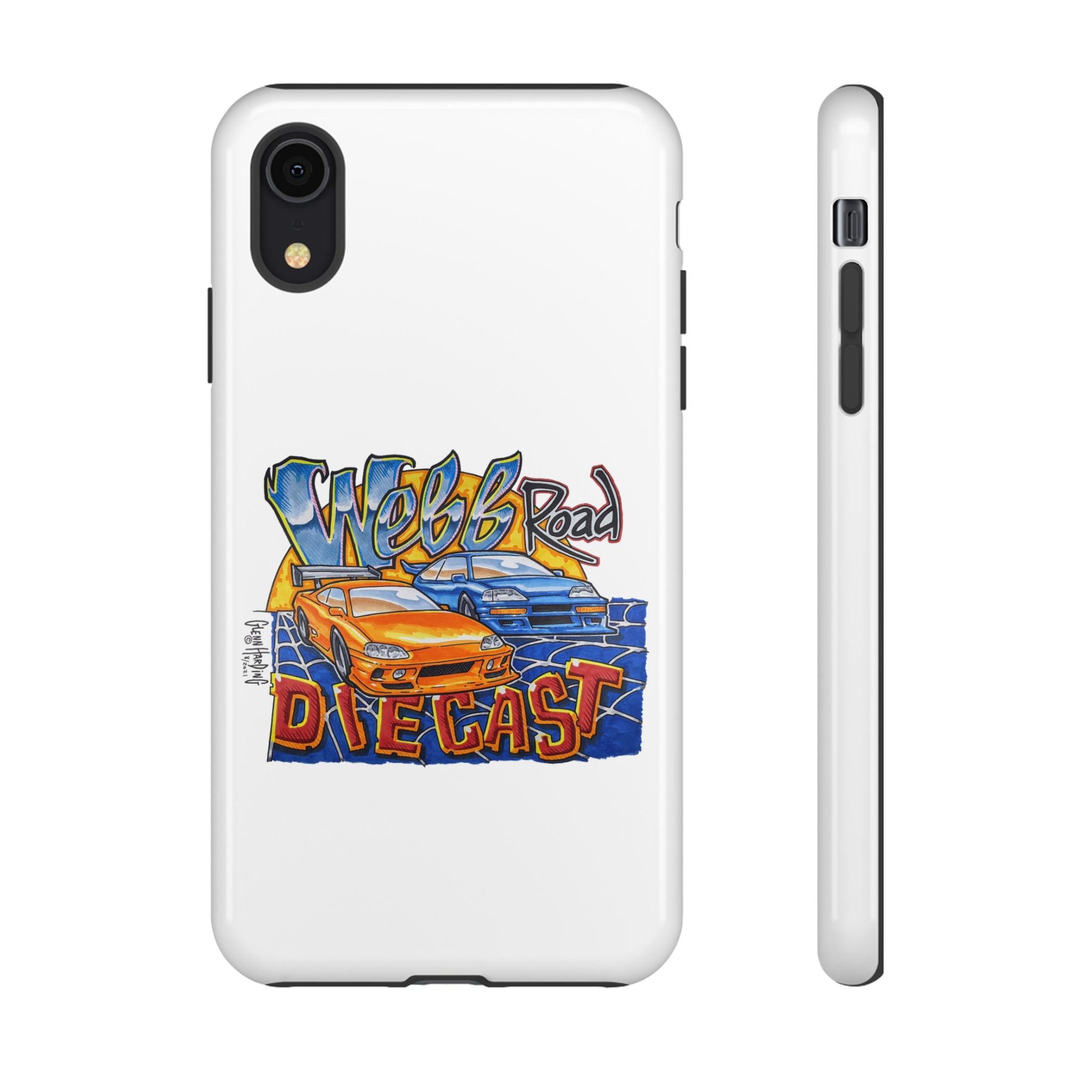 Webb Road Diecast Phone Case — Tough Protective Car-Themed iPhone Cover