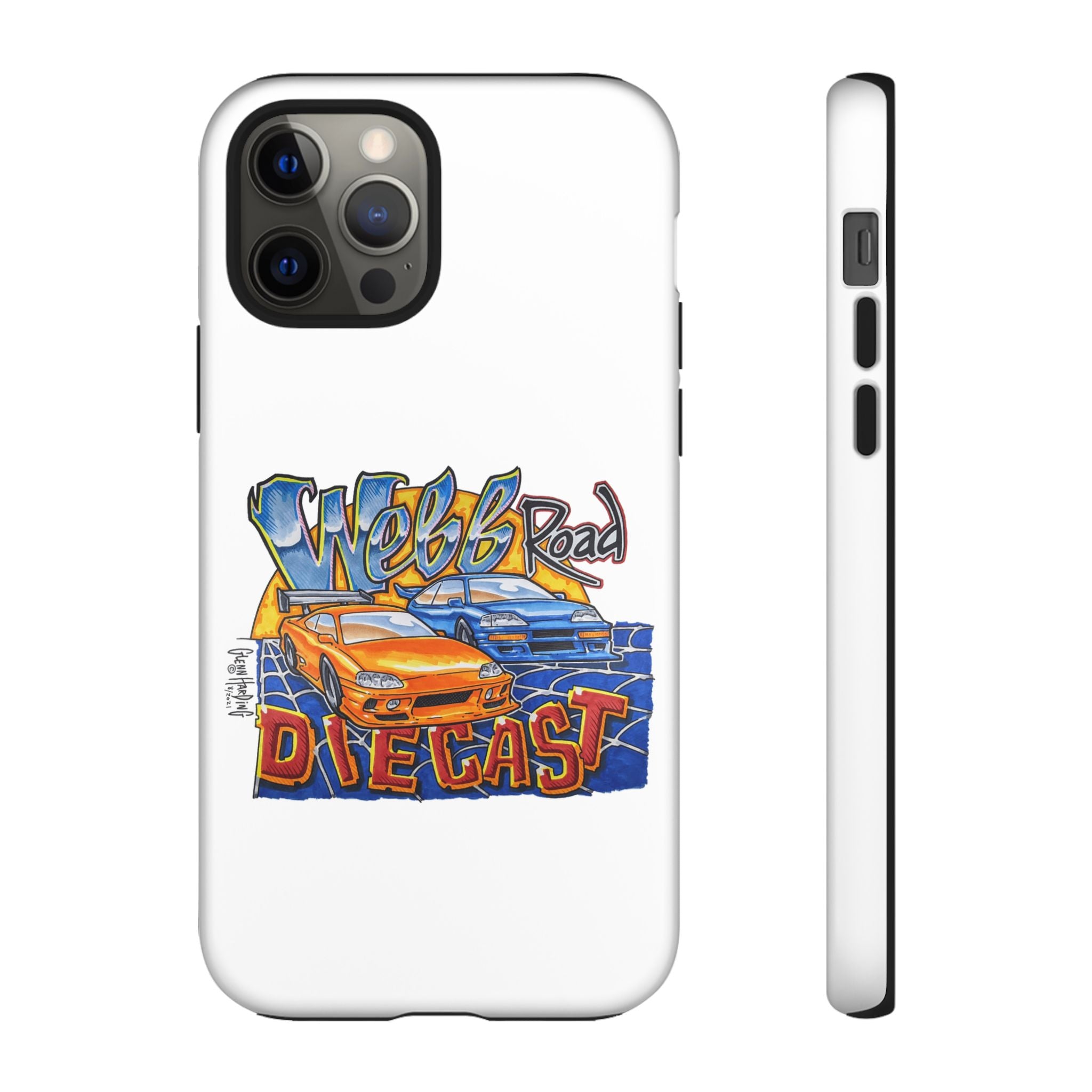 Webb Road Diecast Phone Case — Tough Protective Car-Themed iPhone Cover