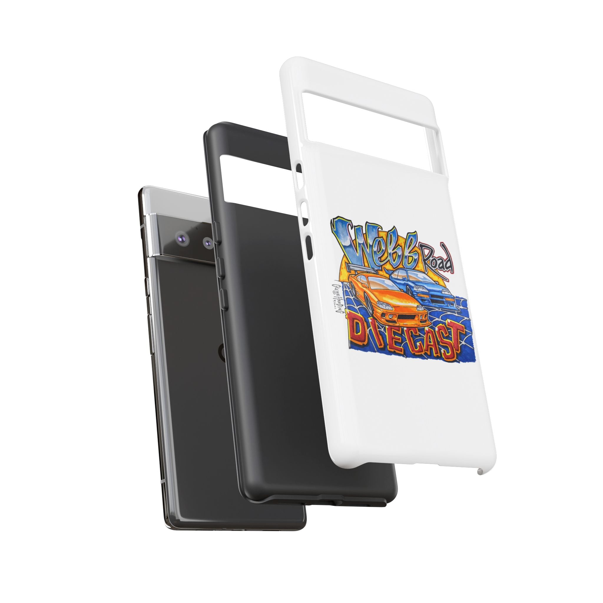 Webb Road Diecast Phone Case — Tough Protective Car-Themed iPhone Cover