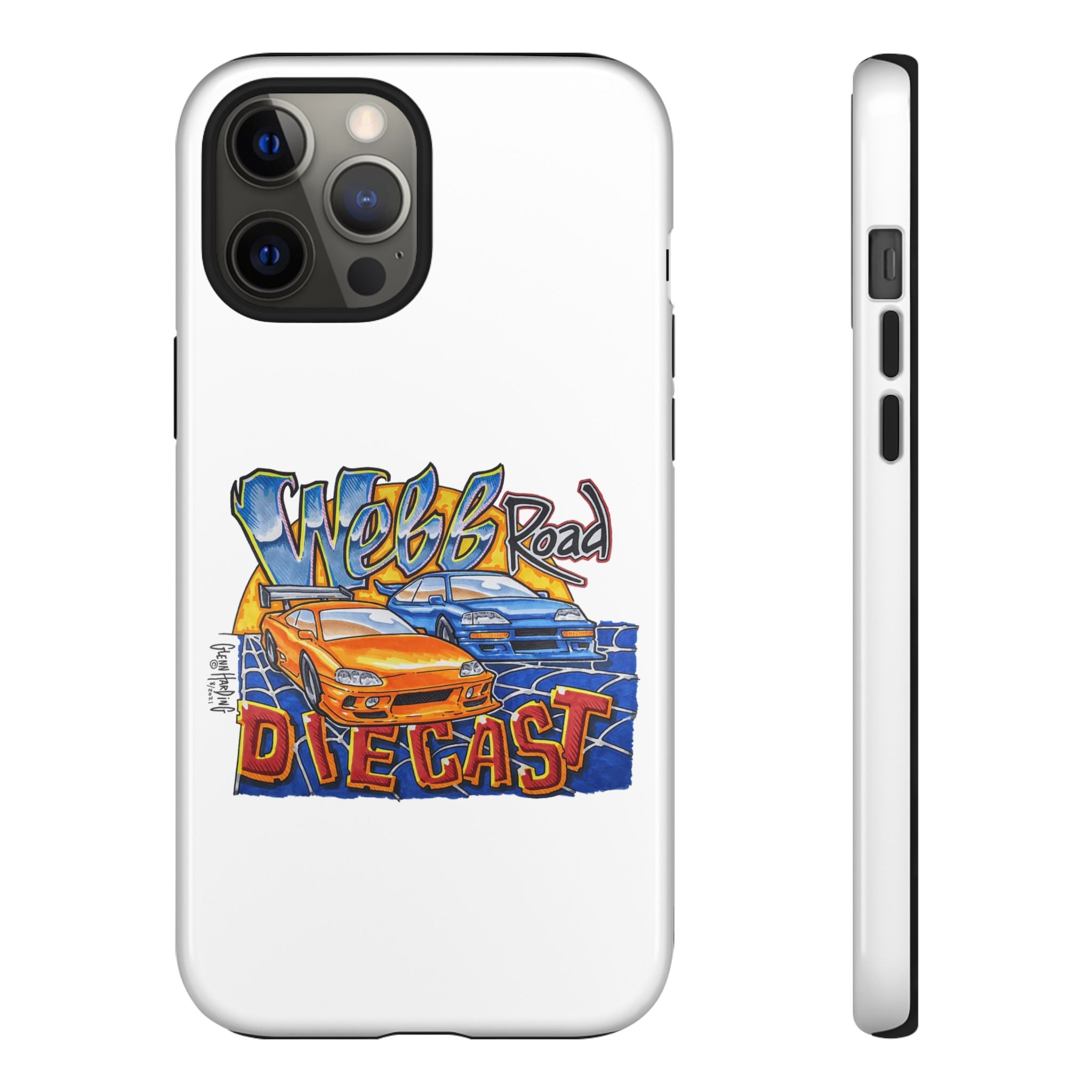 Webb Road Diecast Phone Case — Tough Protective Car-Themed iPhone Cover