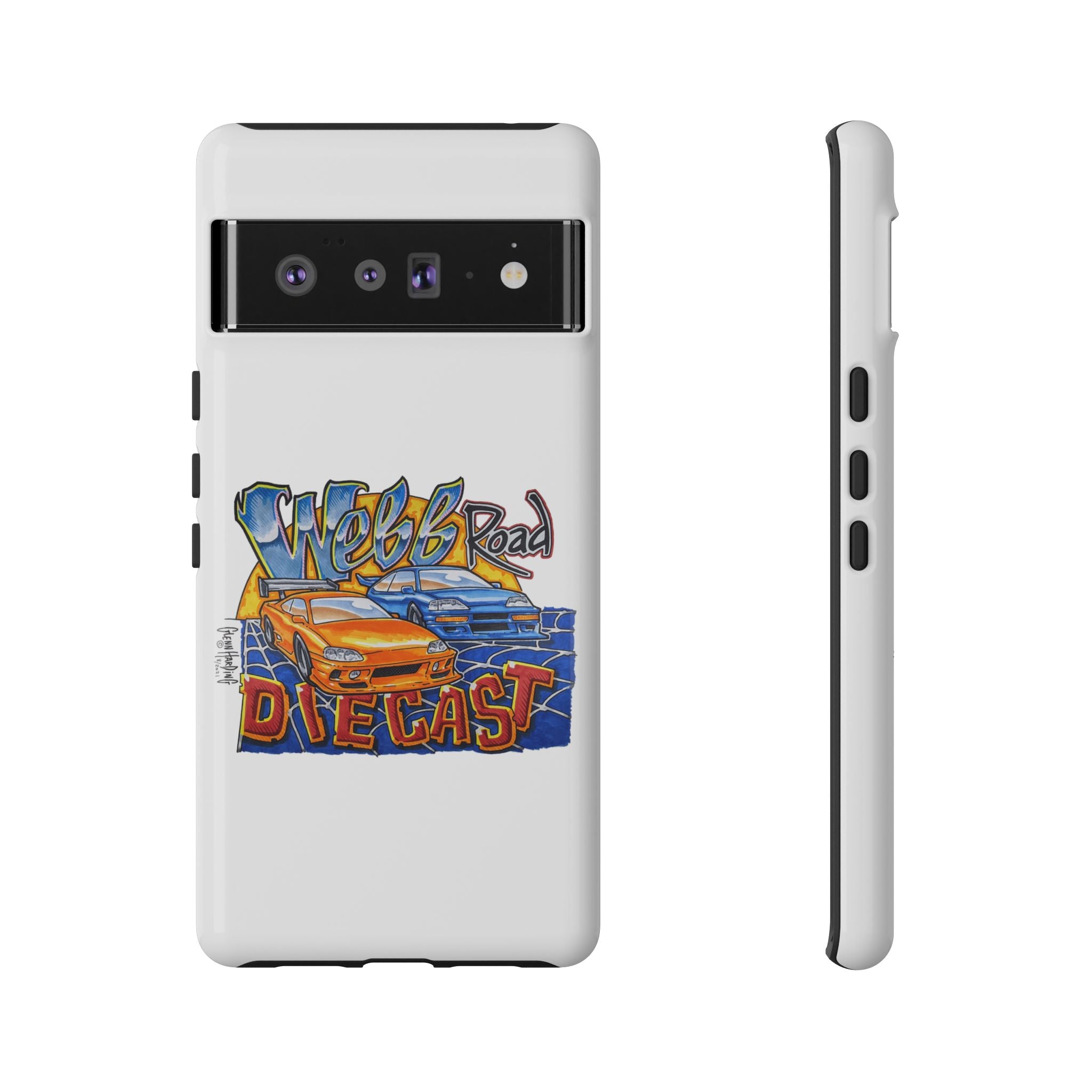 Webb Road Diecast Phone Case — Tough Protective Car-Themed iPhone Cover