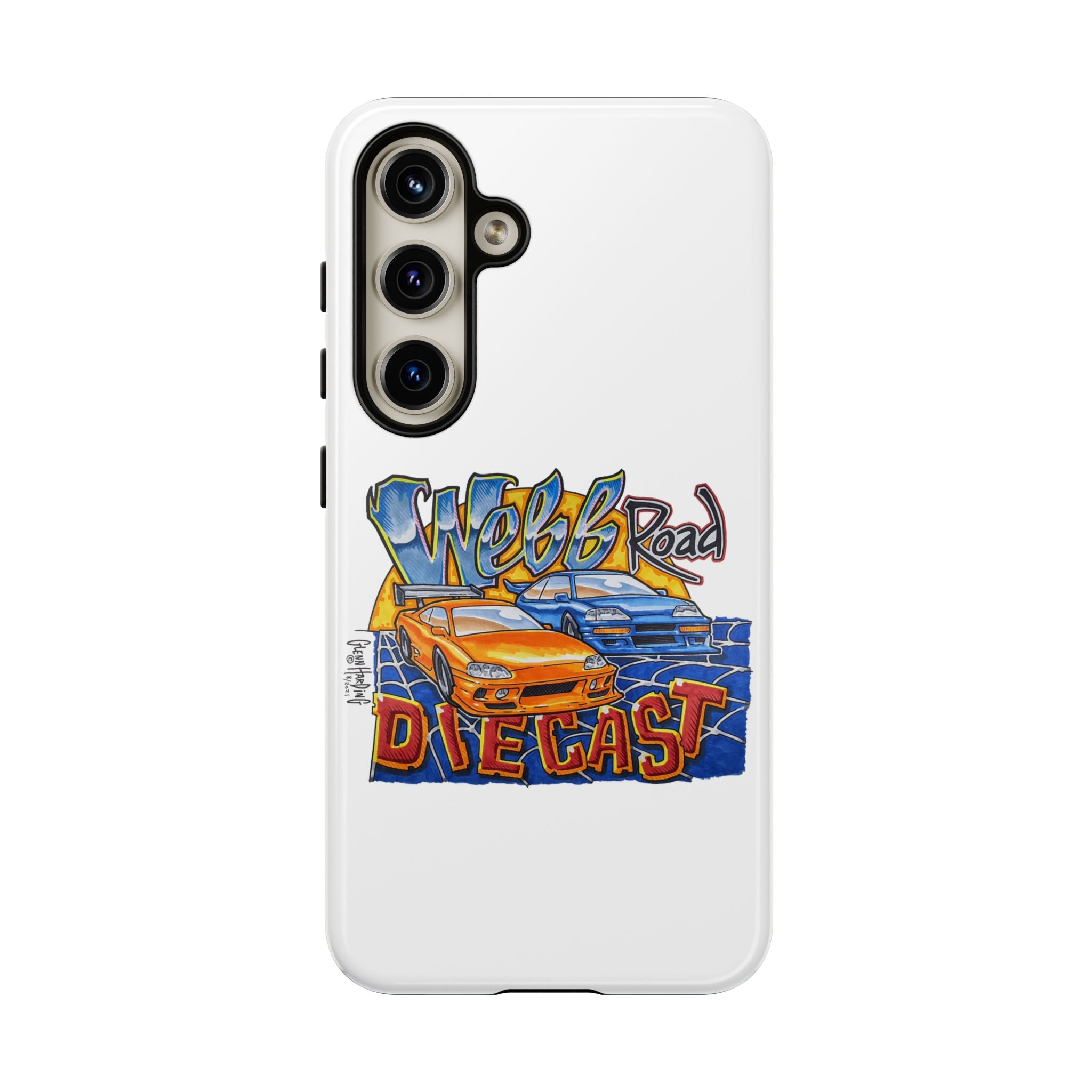 Webb Road Diecast Phone Case — Tough Protective Car-Themed iPhone Cover