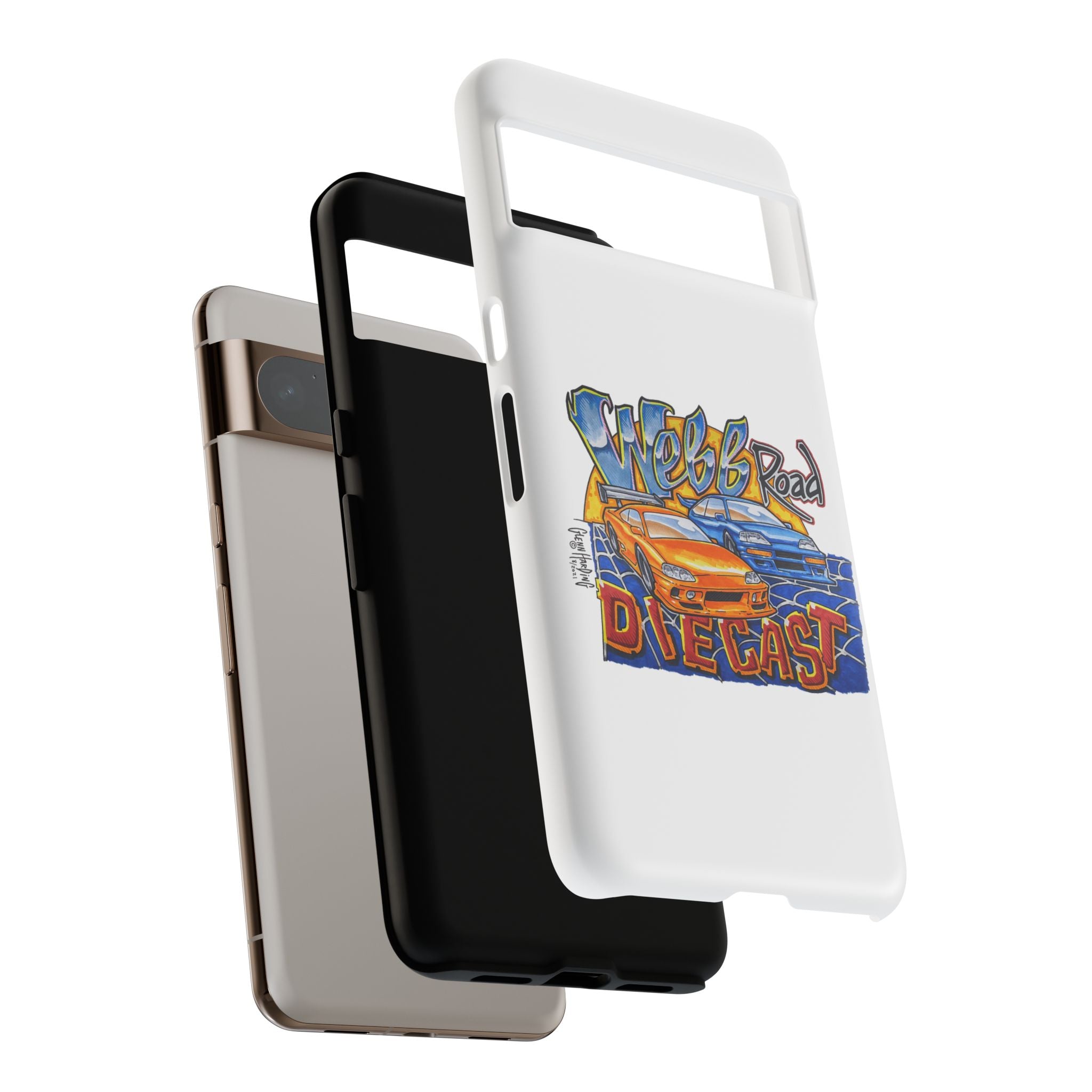 Webb Road Diecast Phone Case — Tough Protective Car-Themed iPhone Cover