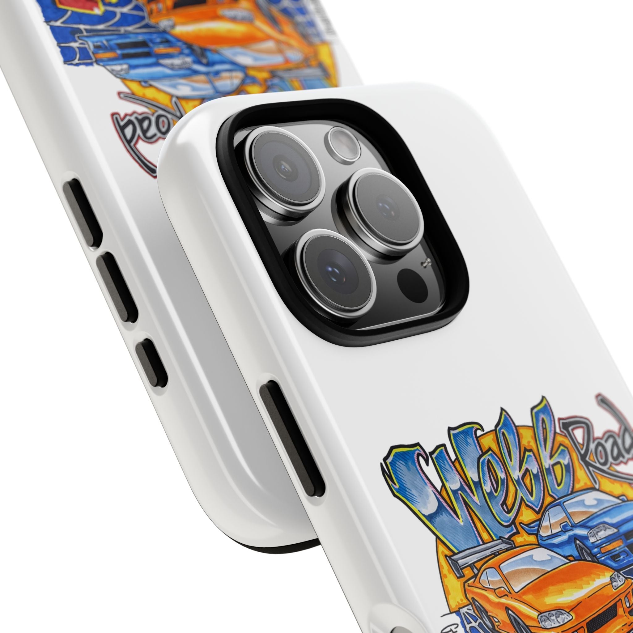 Webb Road Diecast Phone Case — Tough Protective Car-Themed iPhone Cover
