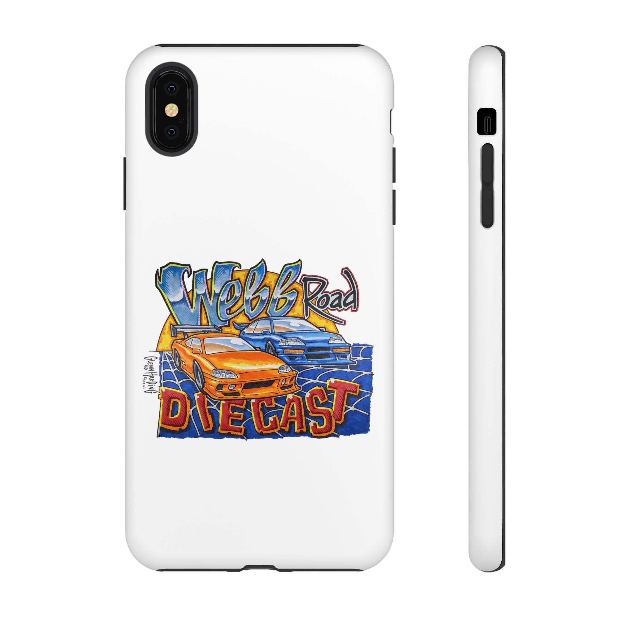 Webb Road Diecast Phone Case — Tough Protective Car-Themed iPhone Cover