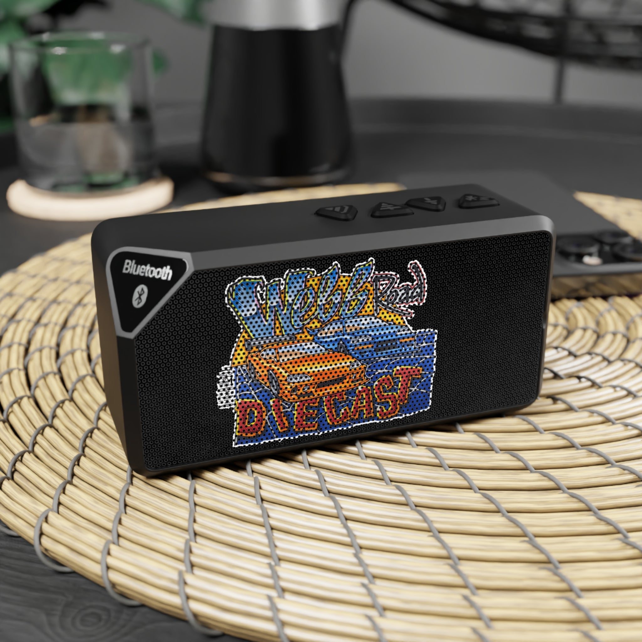 Bluetooth Speaker — Retro Speed Demon Graphic