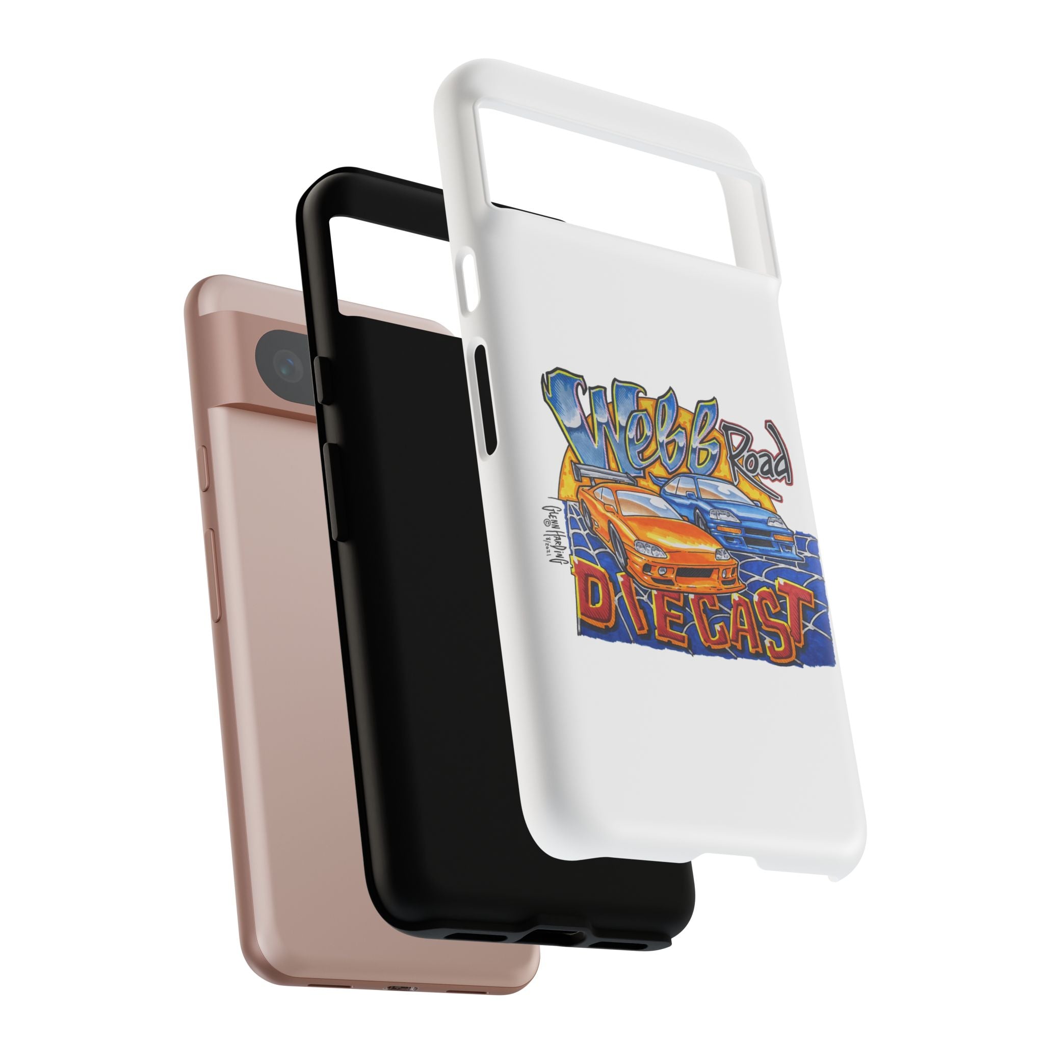 Webb Road Diecast Phone Case — Tough Protective Car-Themed iPhone Cover