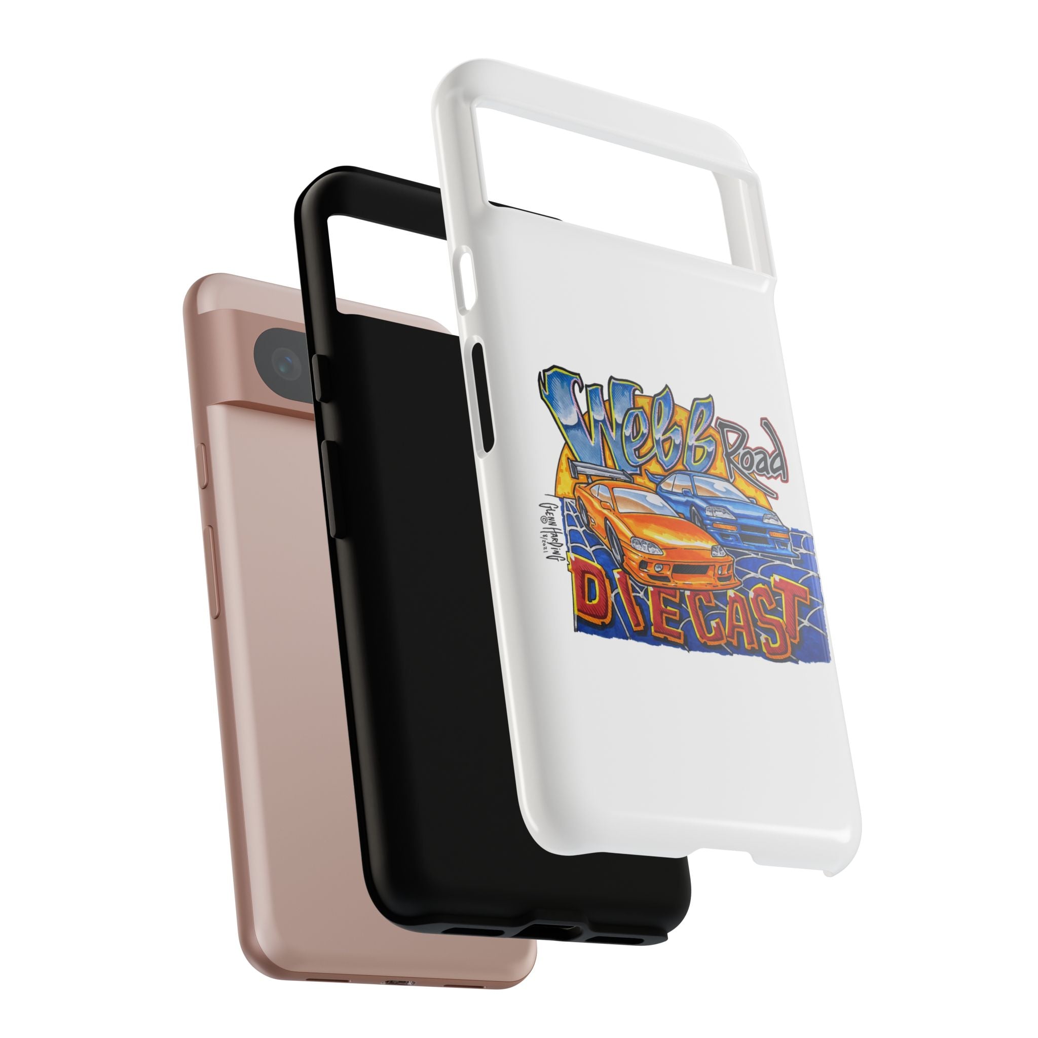 Webb Road Diecast Phone Case — Tough Protective Car-Themed iPhone Cover