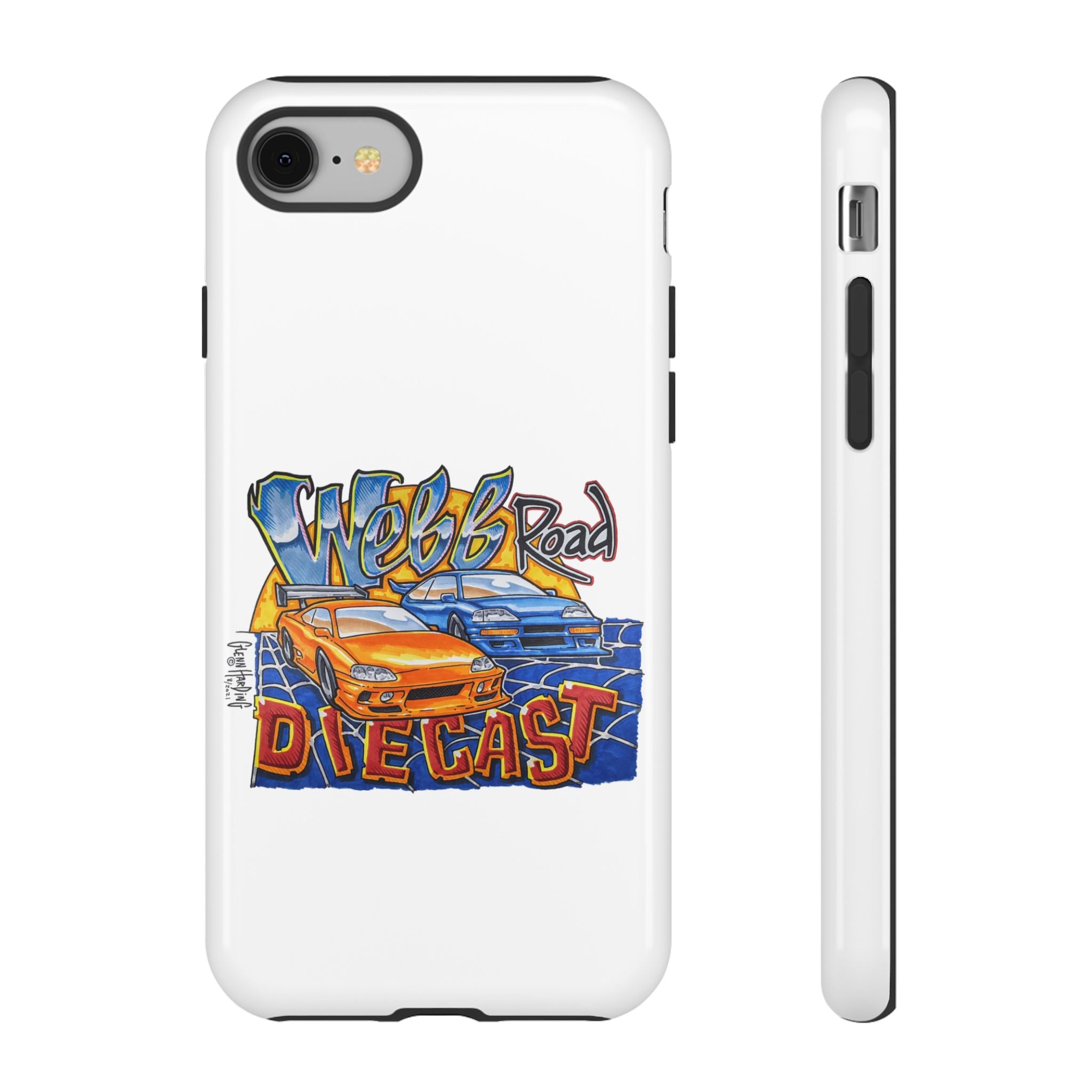 Webb Road Diecast Phone Case — Tough Protective Car-Themed iPhone Cover
