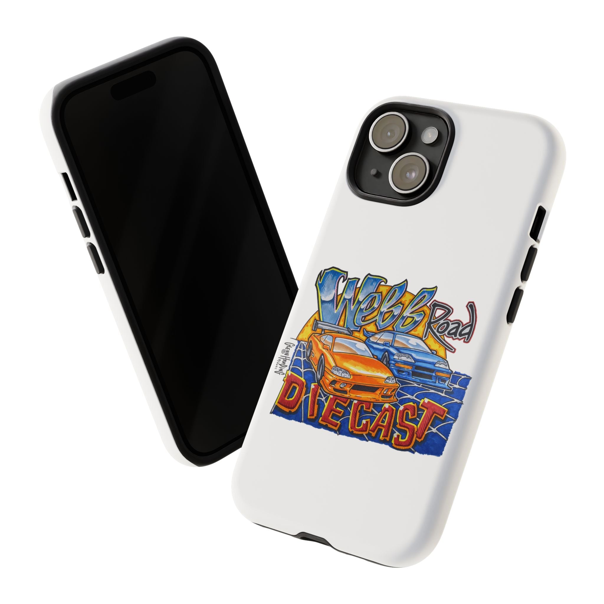 Webb Road Diecast Phone Case — Tough Protective Car-Themed iPhone Cover