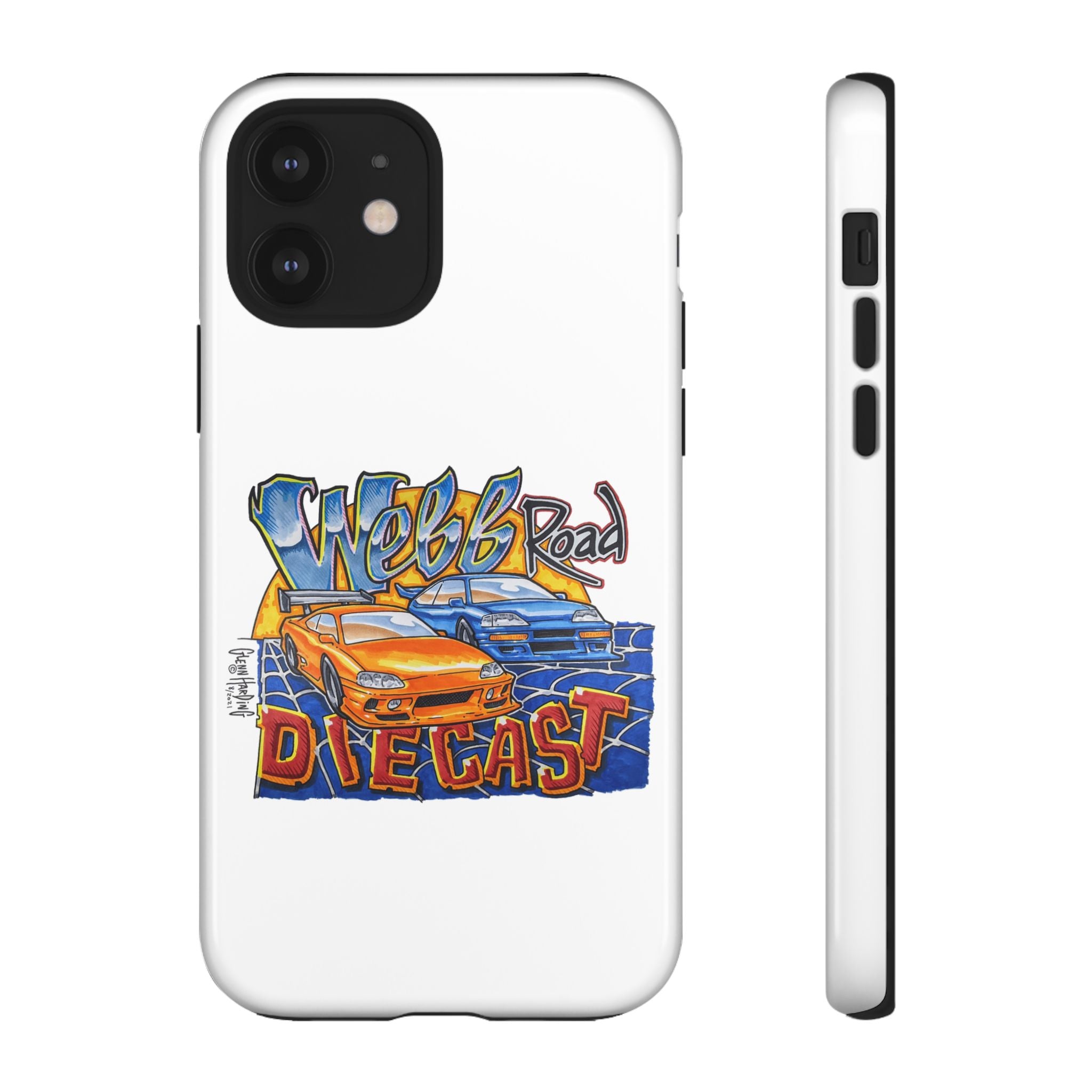 Webb Road Diecast Phone Case — Tough Protective Car-Themed iPhone Cover