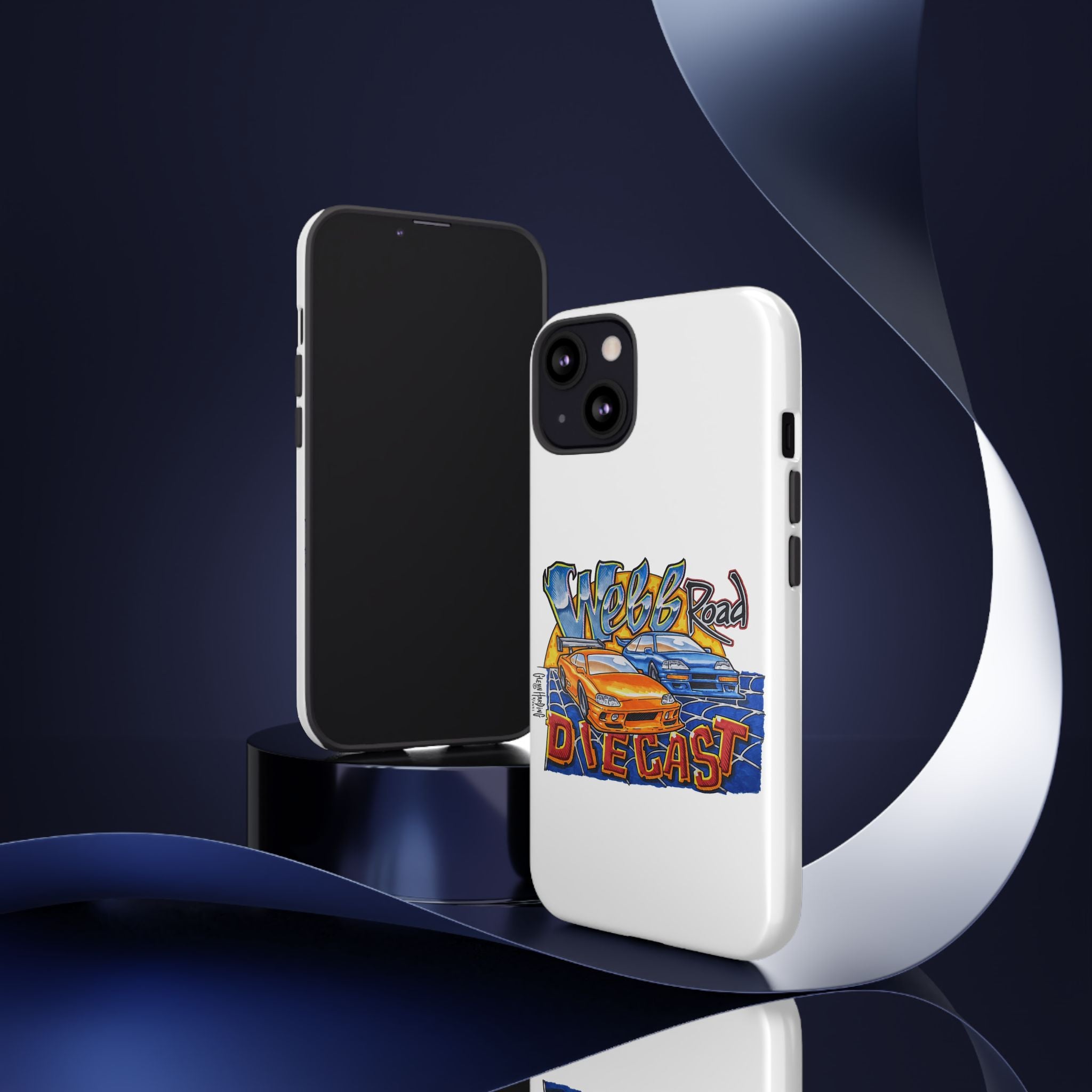 Webb Road Diecast Phone Case — Tough Protective Car-Themed iPhone Cover