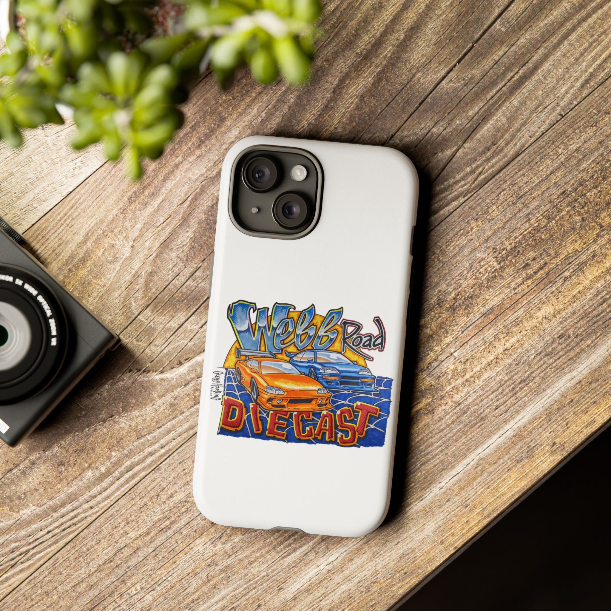 Webb Road Diecast Phone Case — Tough Protective Car-Themed iPhone Cover