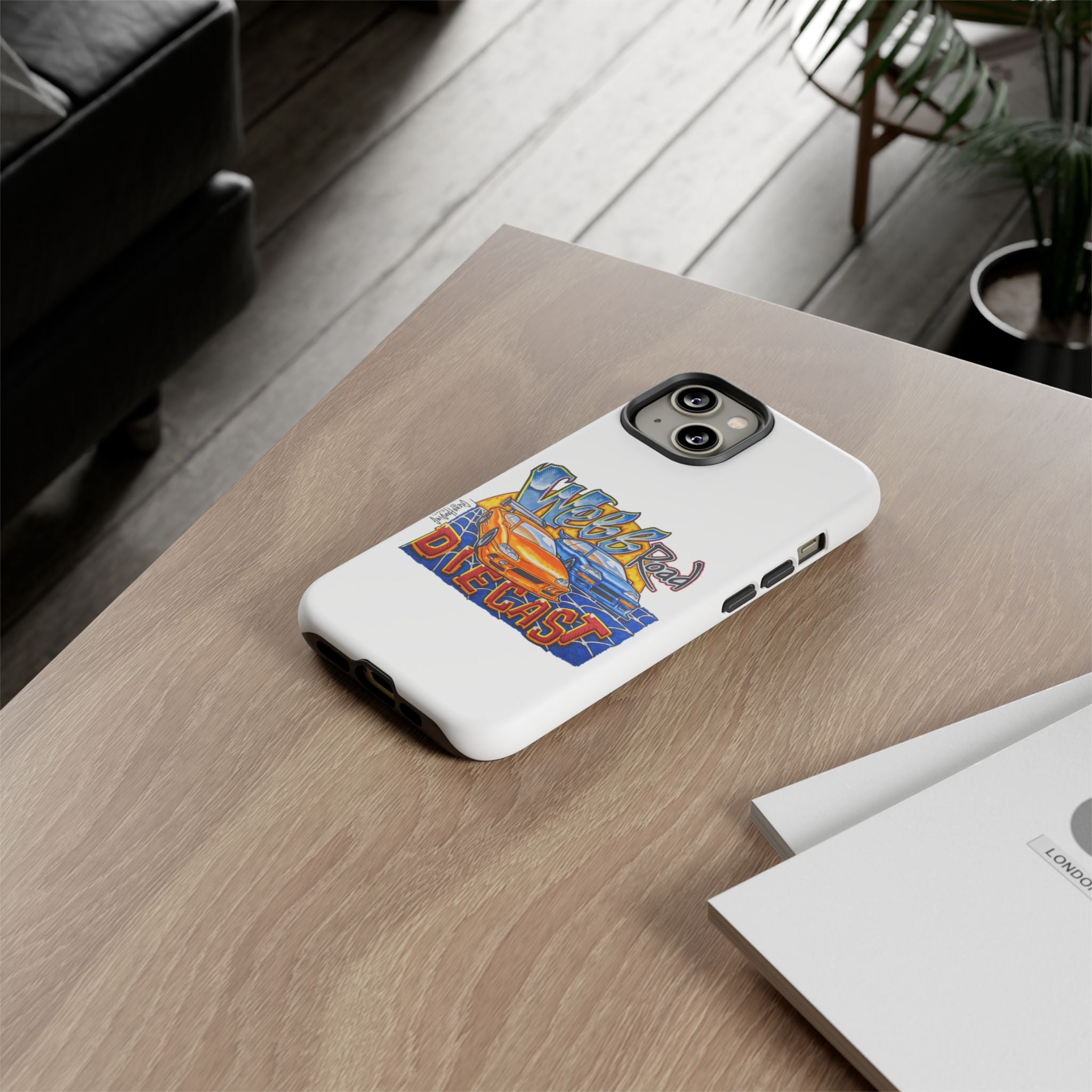 Webb Road Diecast Phone Case — Tough Protective Car-Themed iPhone Cover