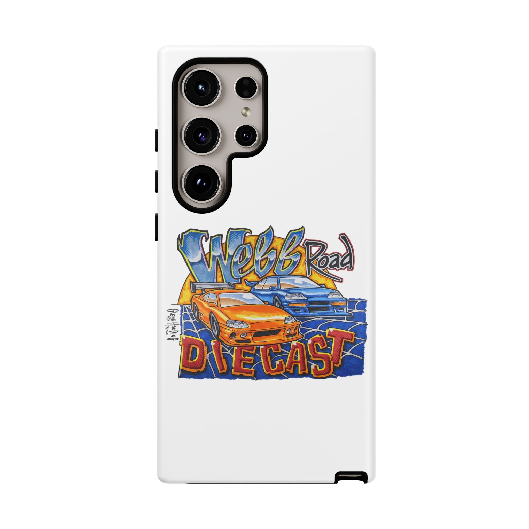 Webb Road Diecast Phone Case — Tough Protective Car-Themed iPhone Cover