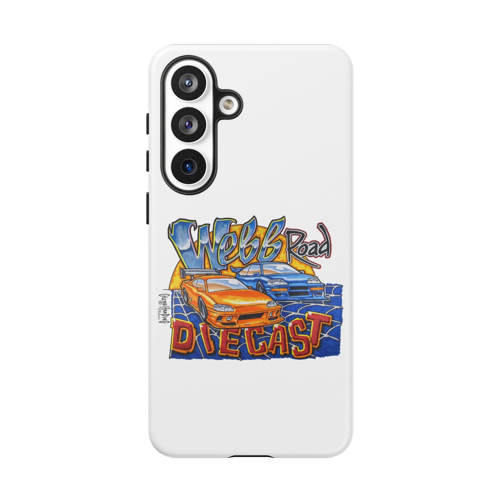 Webb Road Diecast Phone Case — Tough Protective Car-Themed iPhone Cover