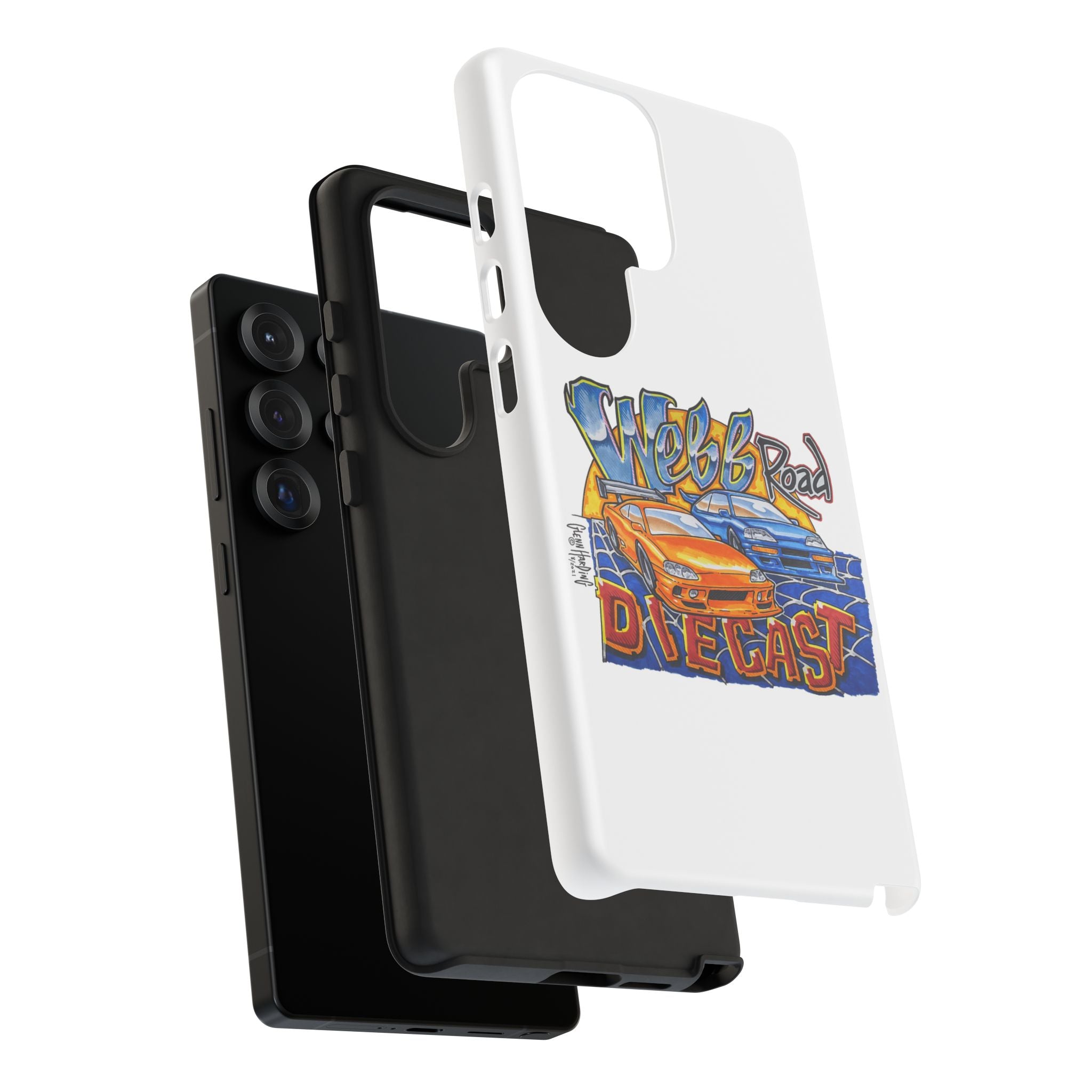 Webb Road Diecast Phone Case — Tough Protective Car-Themed iPhone Cover