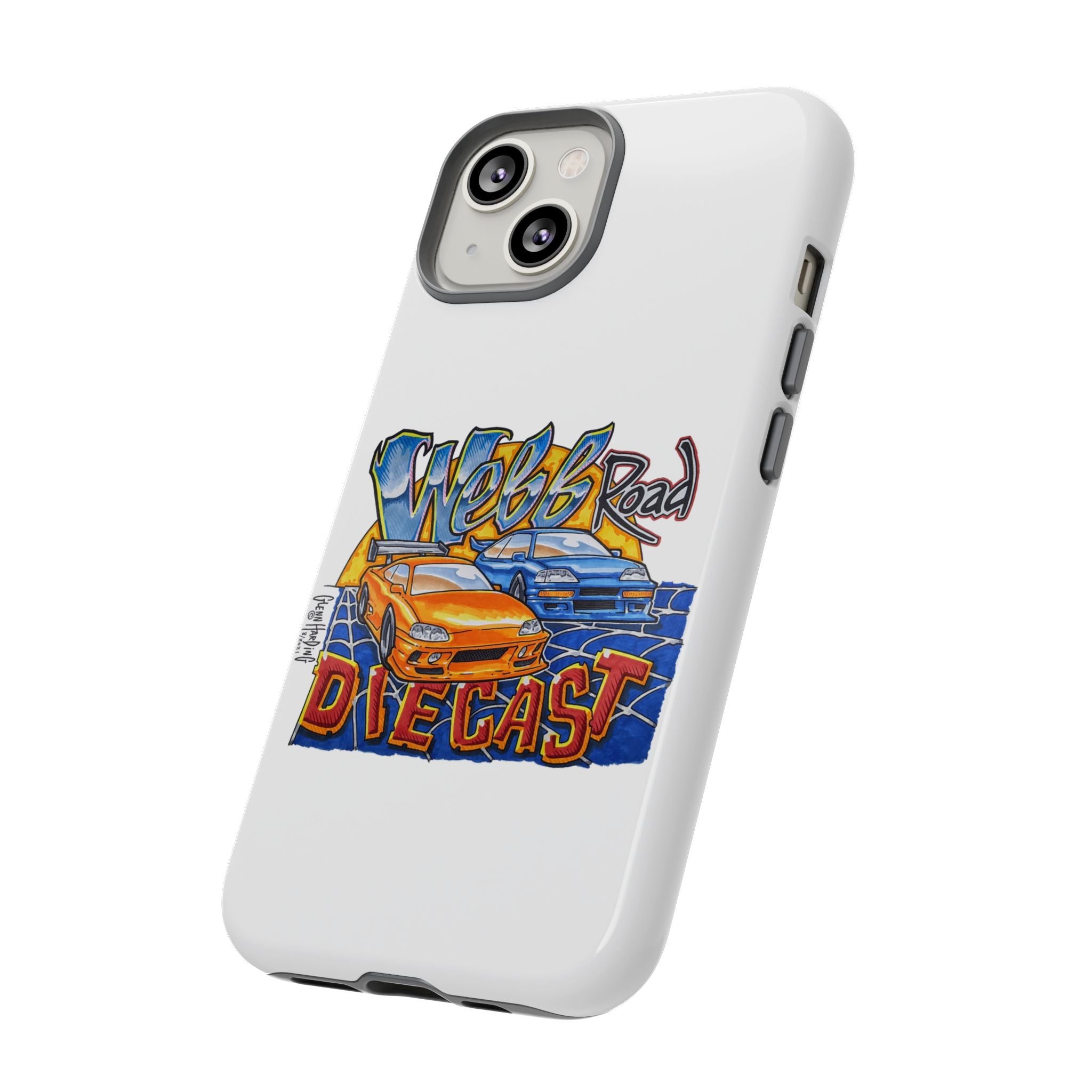 Webb Road Diecast Phone Case — Tough Protective Car-Themed iPhone Cover