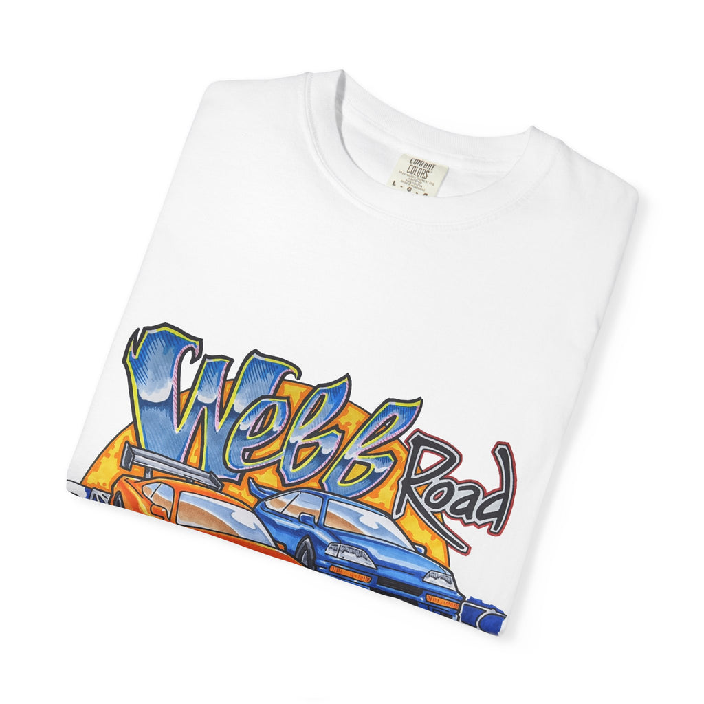 Webb Road Diecast Car Illustration T-Shirt | Racing Graphic Tee