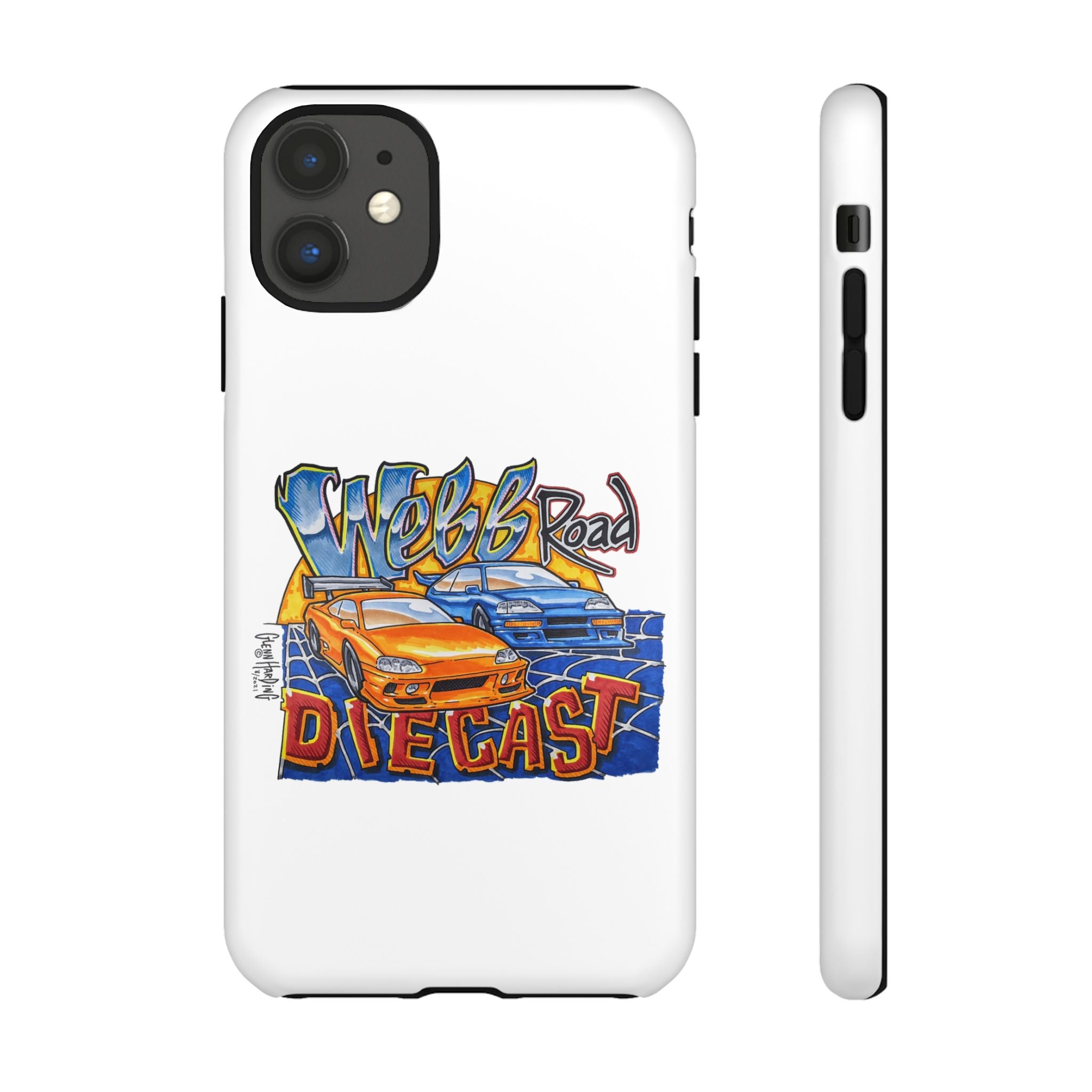 Webb Road Diecast Phone Case — Tough Protective Car-Themed iPhone Cover