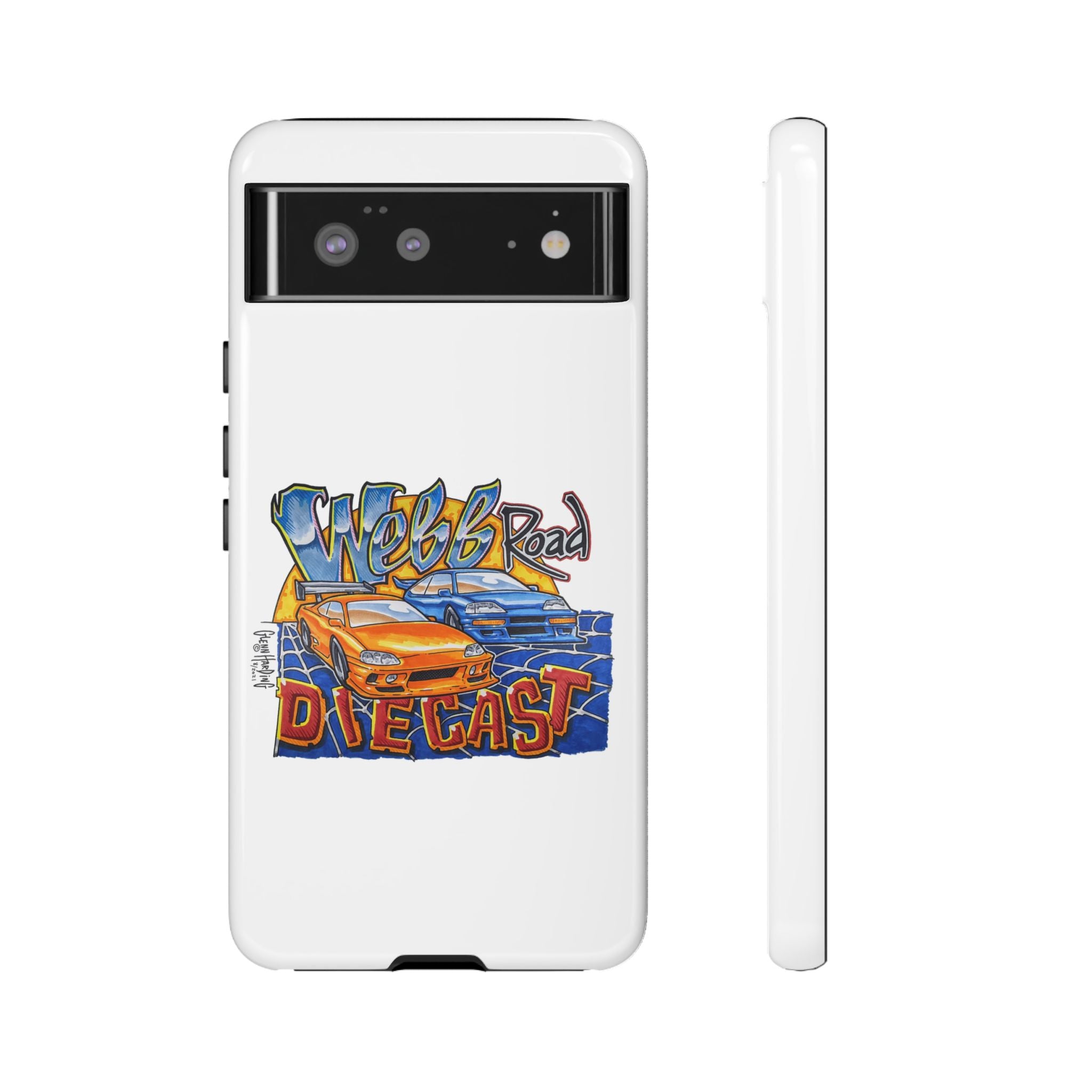Webb Road Diecast Phone Case — Tough Protective Car-Themed iPhone Cover
