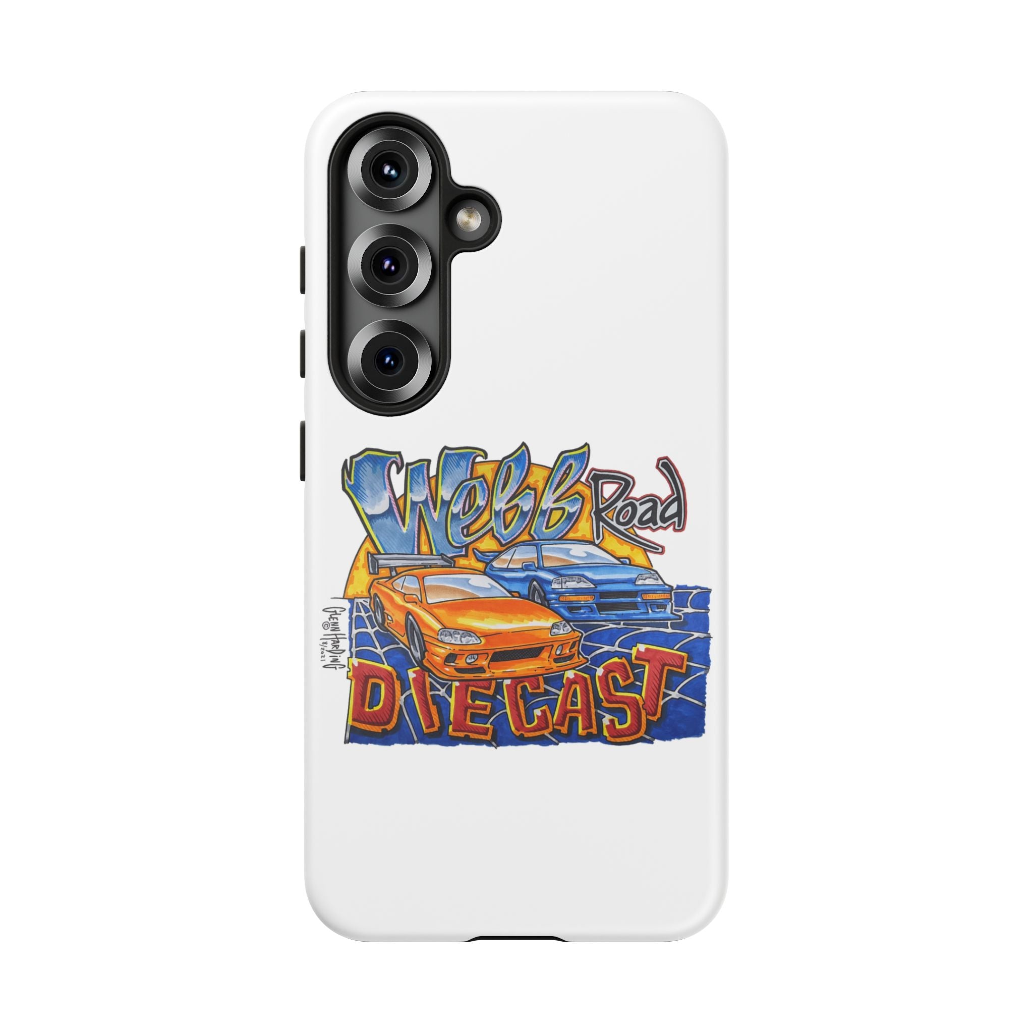 Webb Road Diecast Phone Case — Tough Protective Car-Themed iPhone Cover