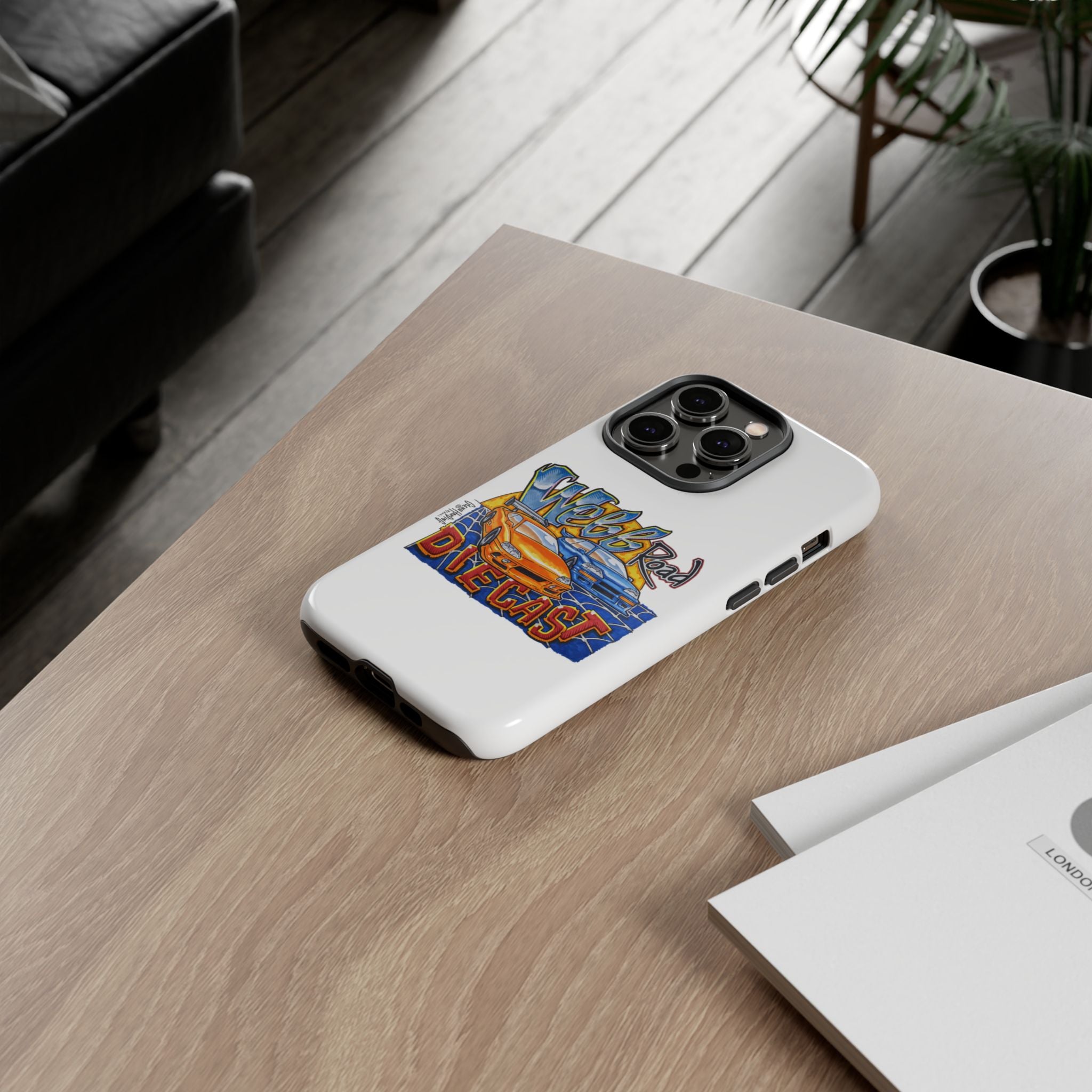 Webb Road Diecast Phone Case — Tough Protective Car-Themed iPhone Cover
