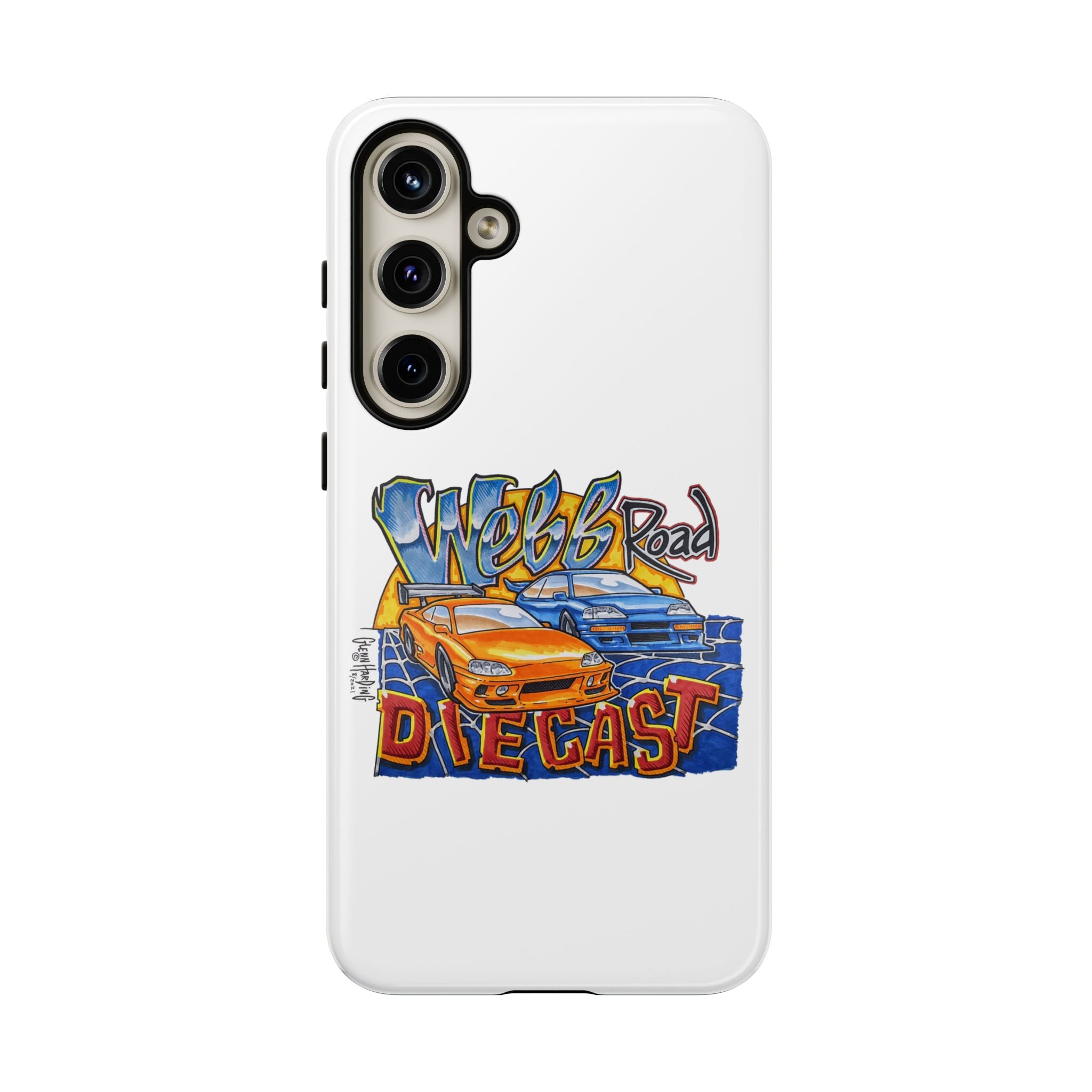 Webb Road Diecast Phone Case — Tough Protective Car-Themed iPhone Cover