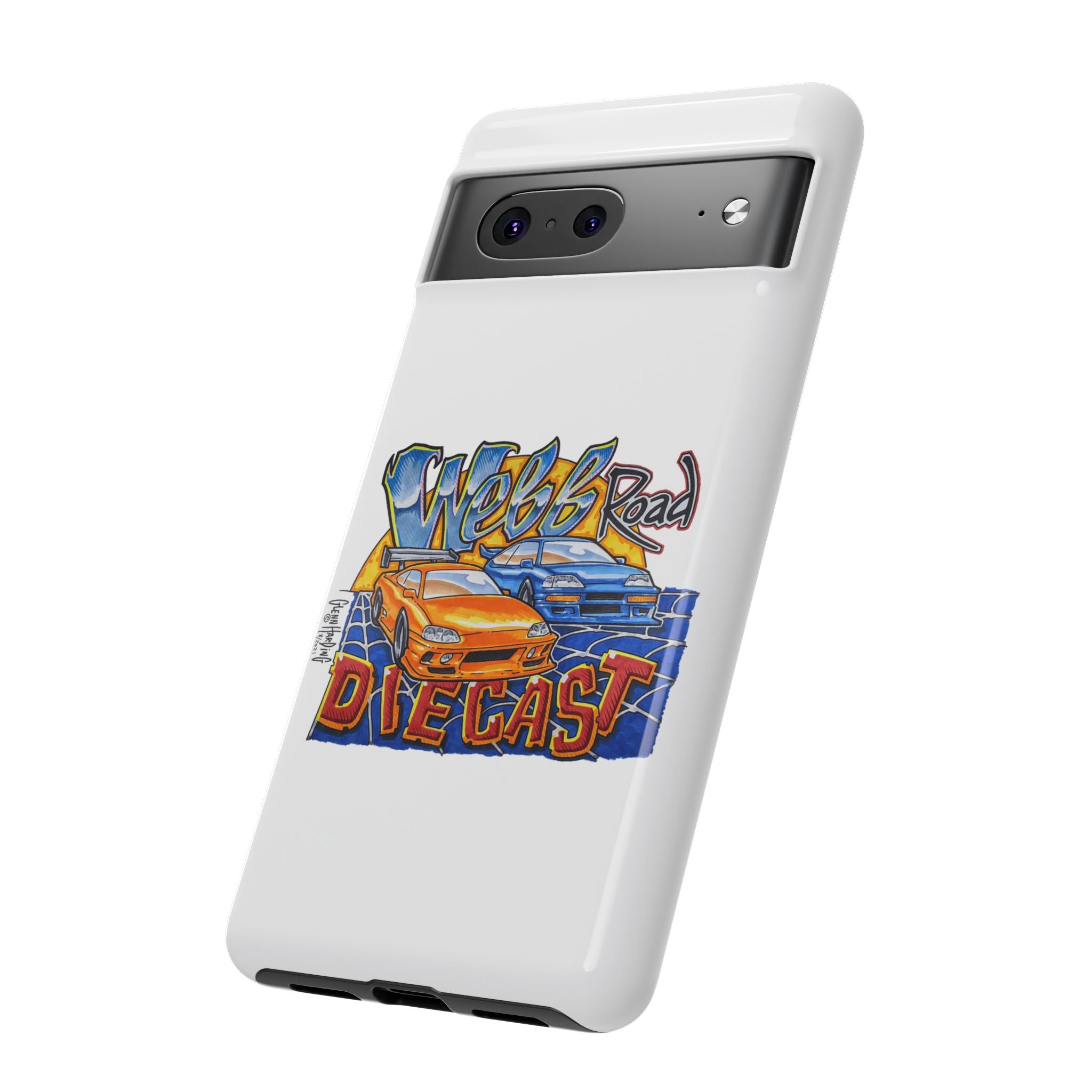 Webb Road Diecast Phone Case — Tough Protective Car-Themed iPhone Cover