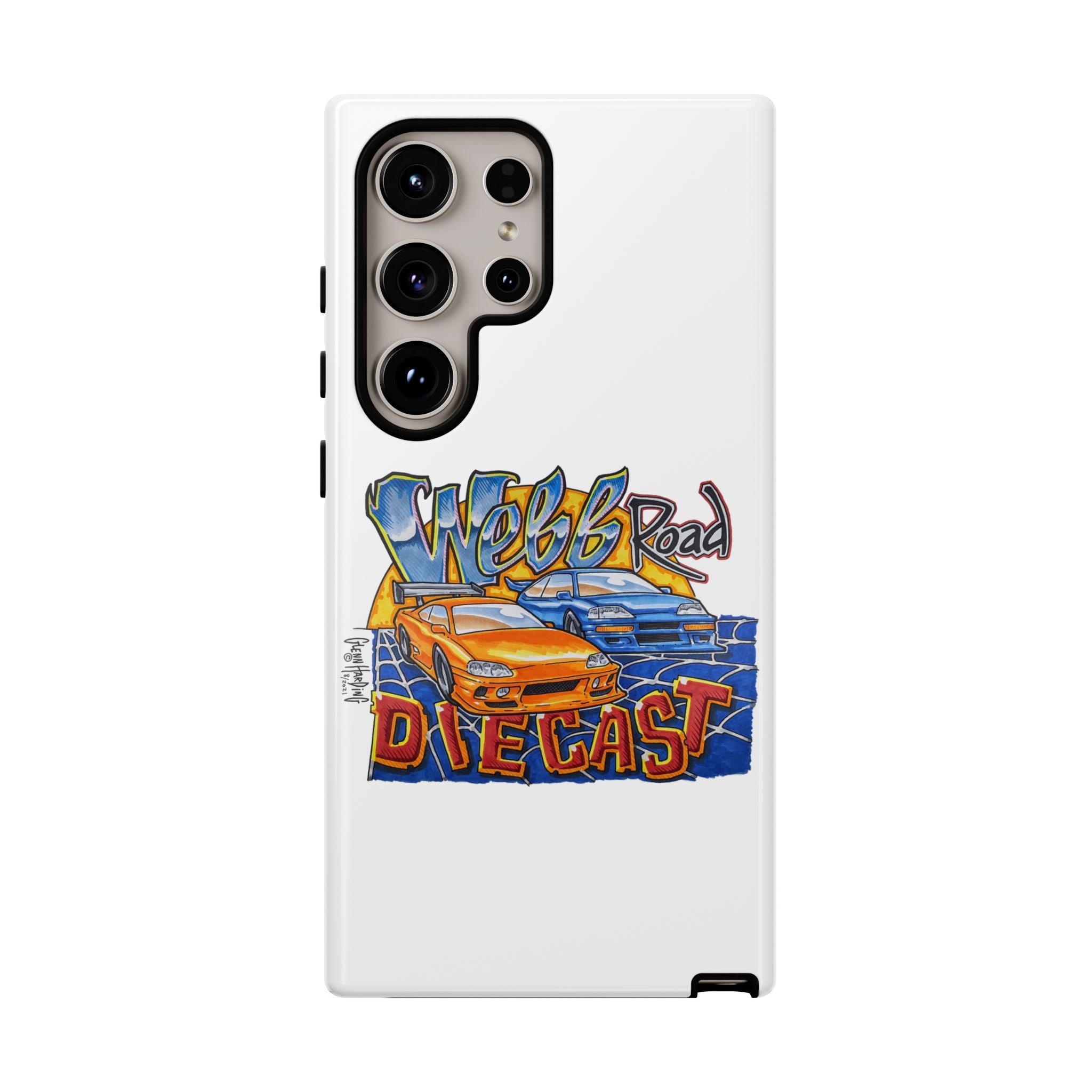 Webb Road Diecast Phone Case — Tough Protective Car-Themed iPhone Cover