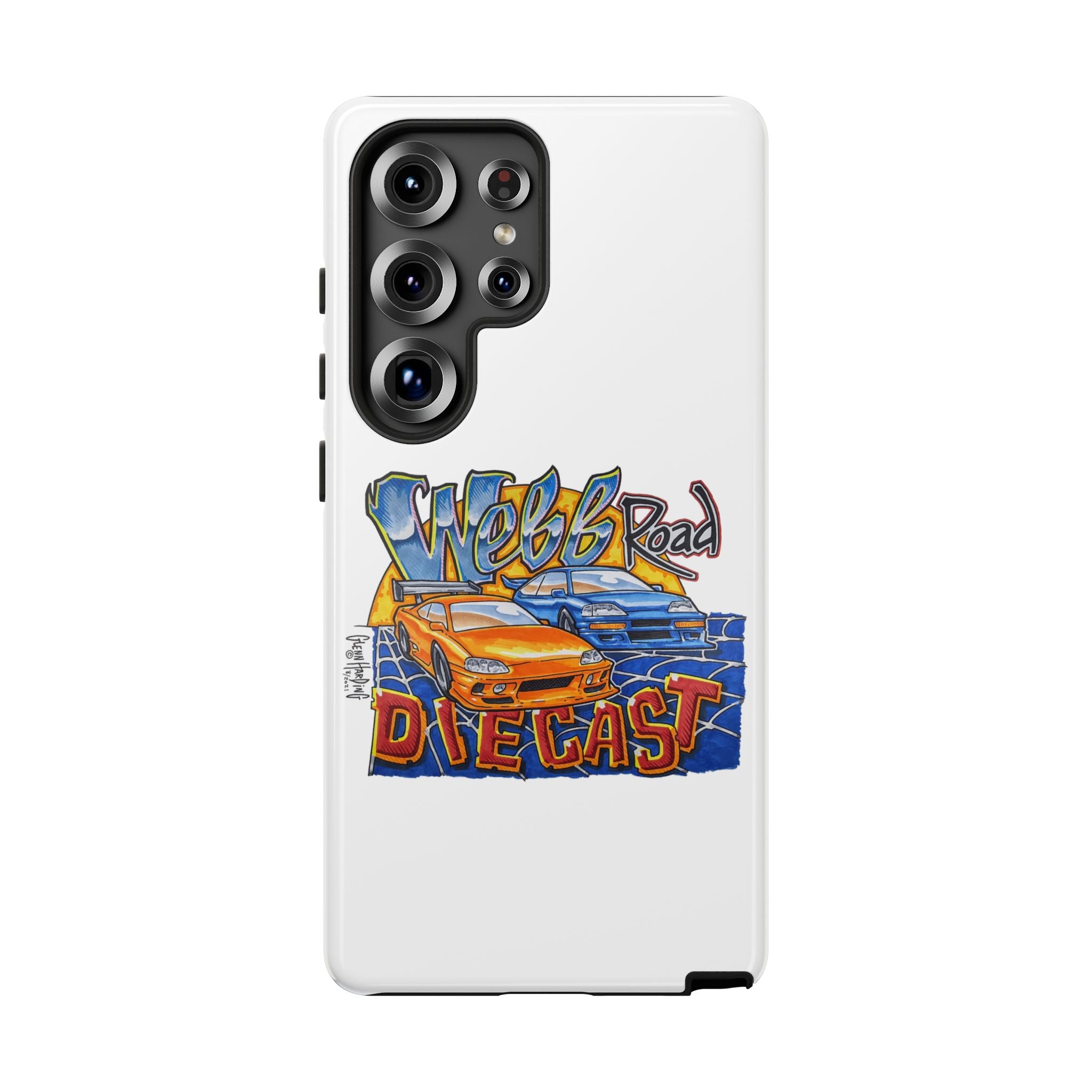 Webb Road Diecast Phone Case — Tough Protective Car-Themed iPhone Cover