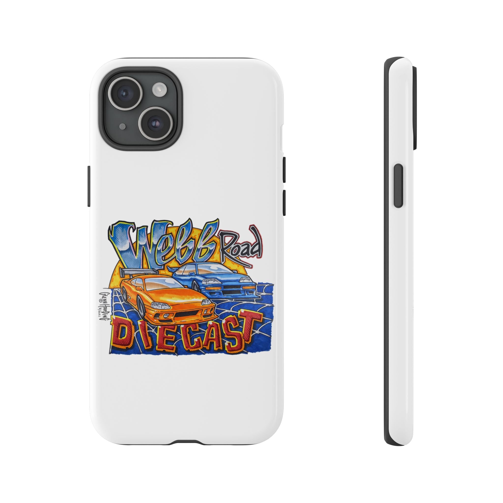 Webb Road Diecast Phone Case — Tough Protective Car-Themed iPhone Cover