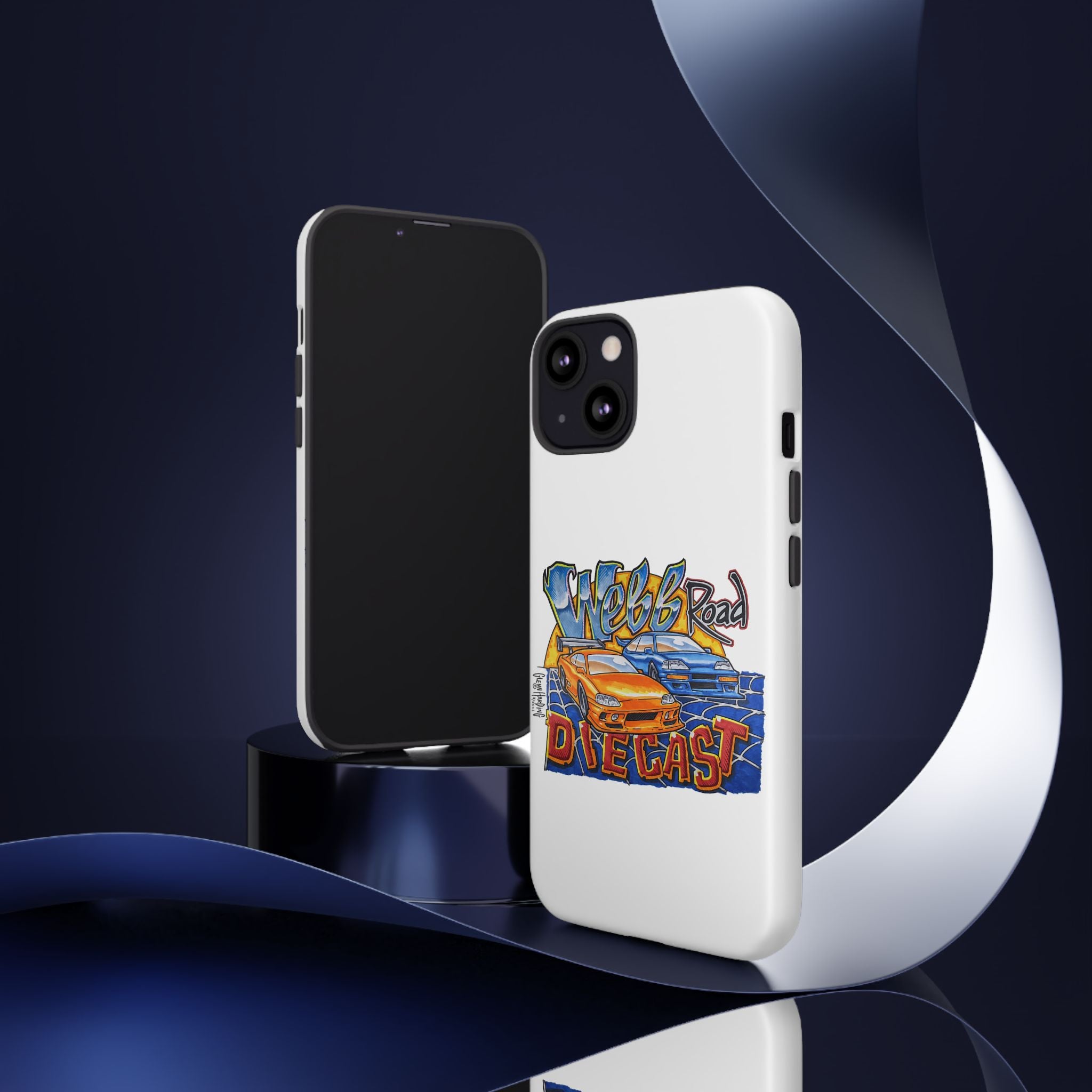 Webb Road Diecast Phone Case — Tough Protective Car-Themed iPhone Cover