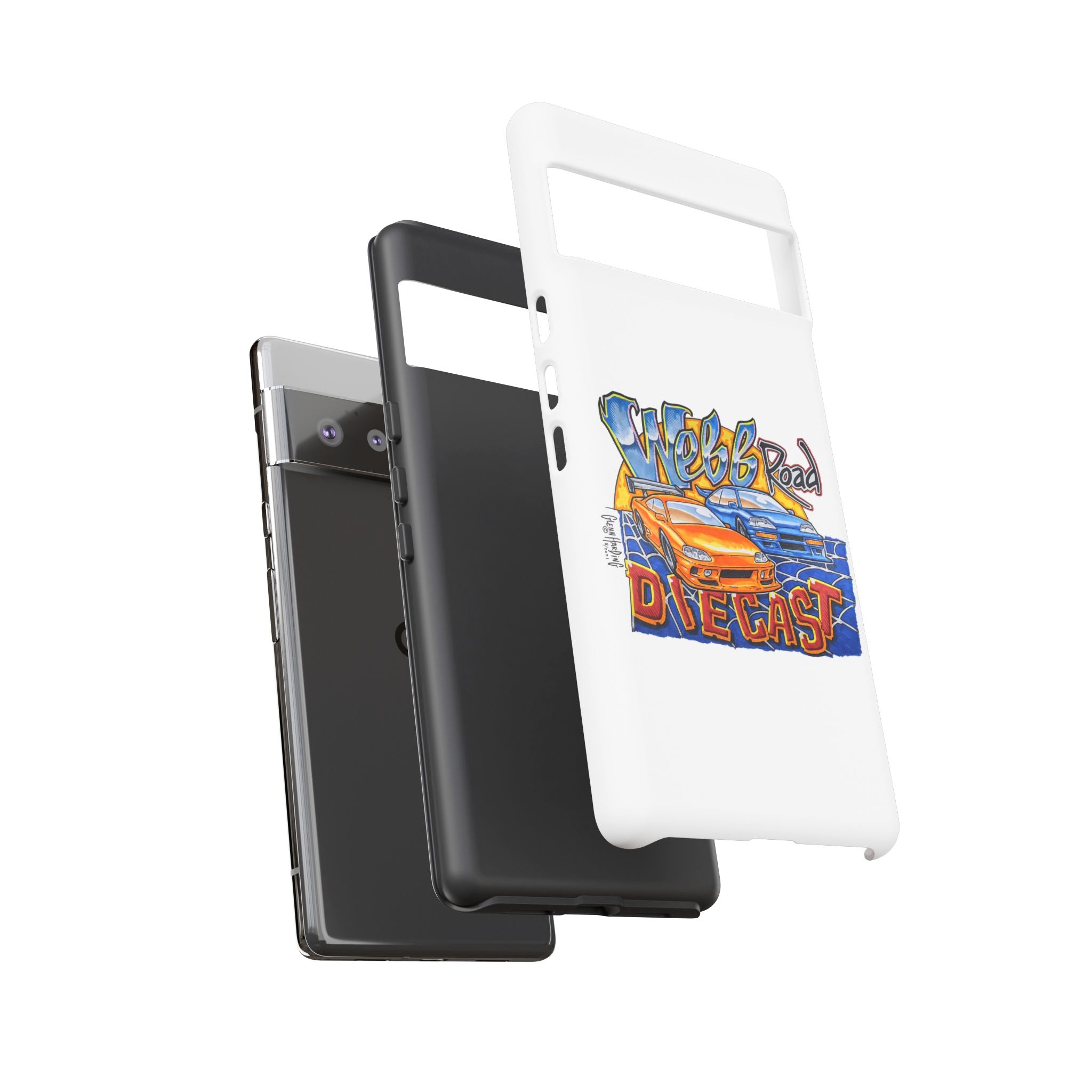 Webb Road Diecast Phone Case — Tough Protective Car-Themed iPhone Cover