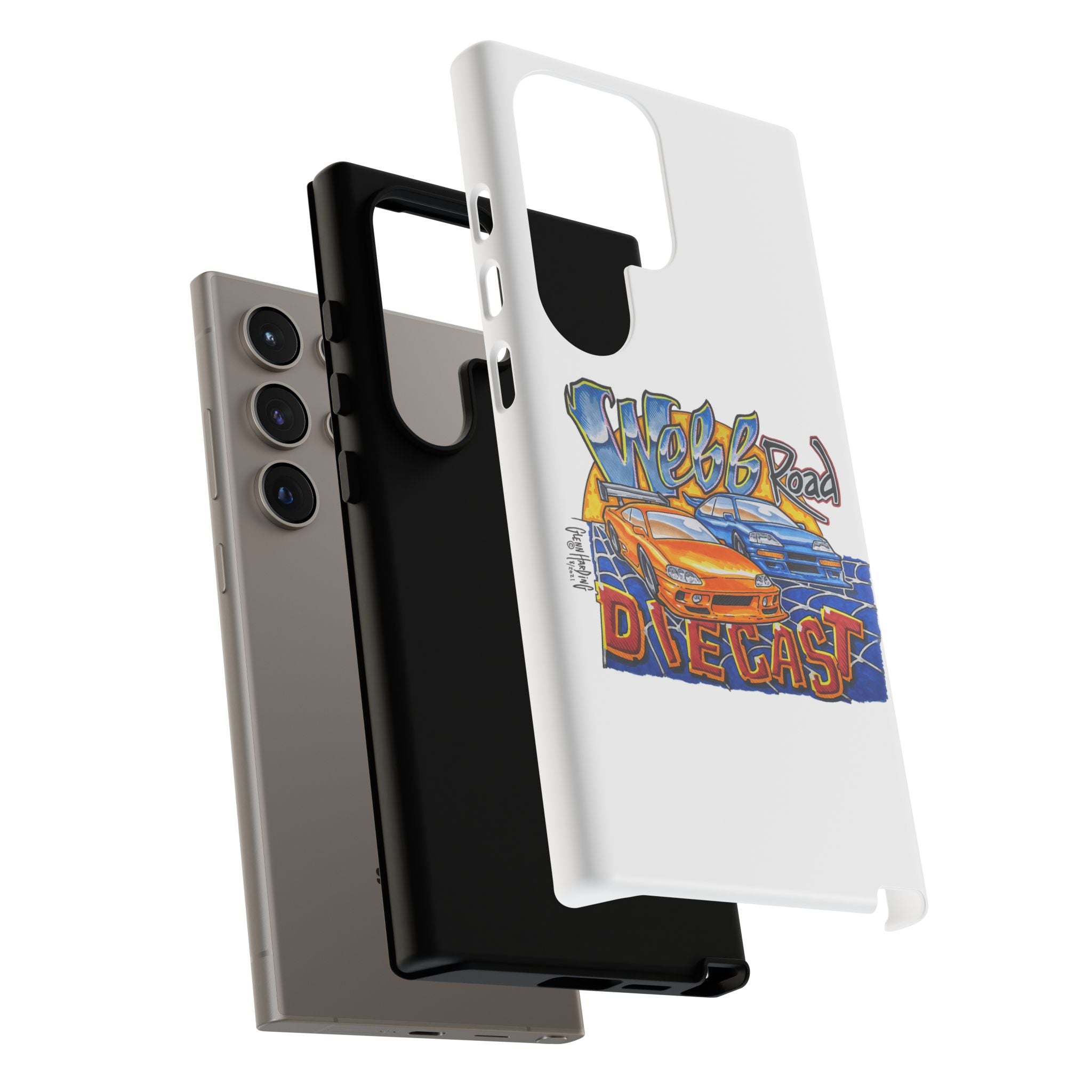 Webb Road Diecast Phone Case — Tough Protective Car-Themed iPhone Cover