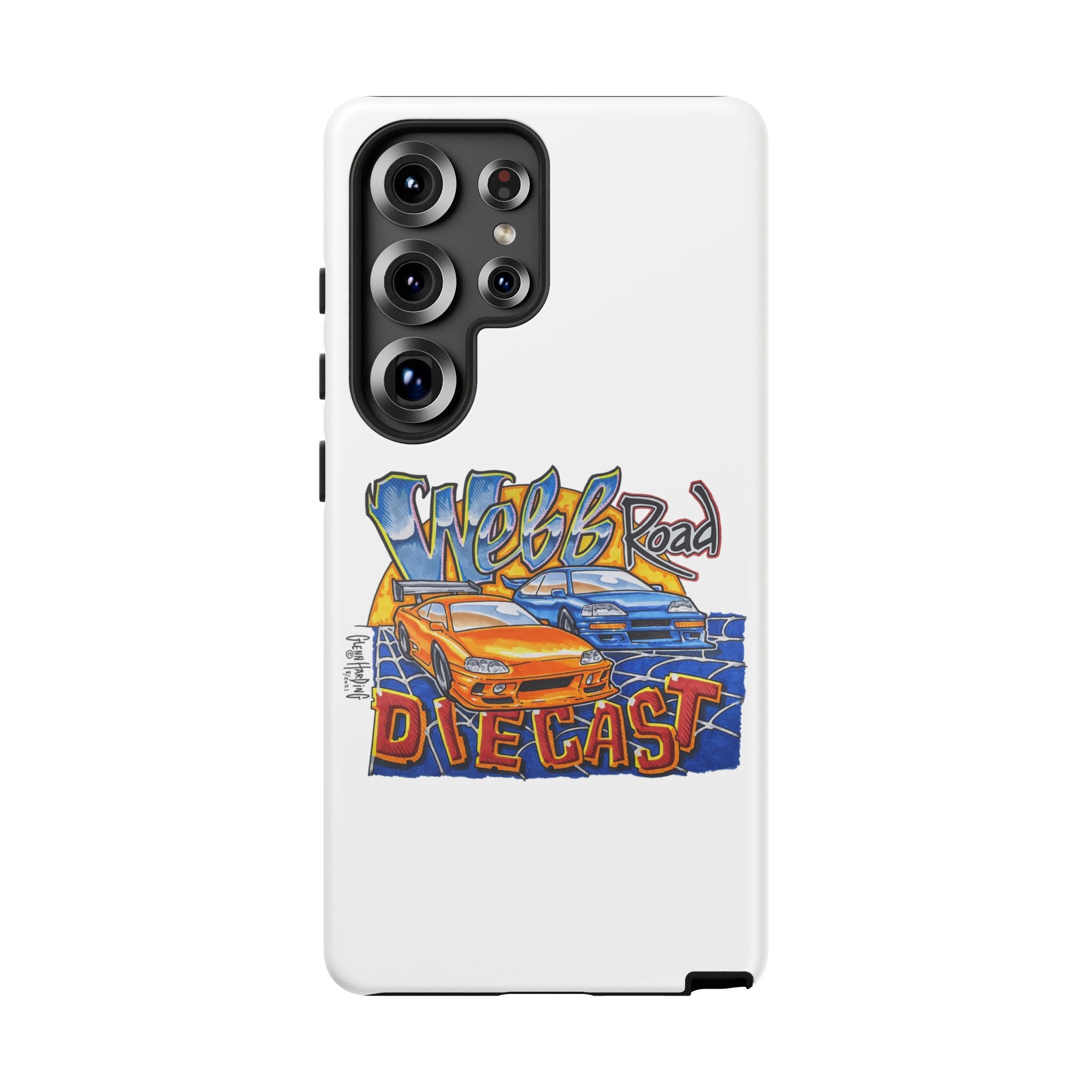 Webb Road Diecast Phone Case — Tough Protective Car-Themed iPhone Cover