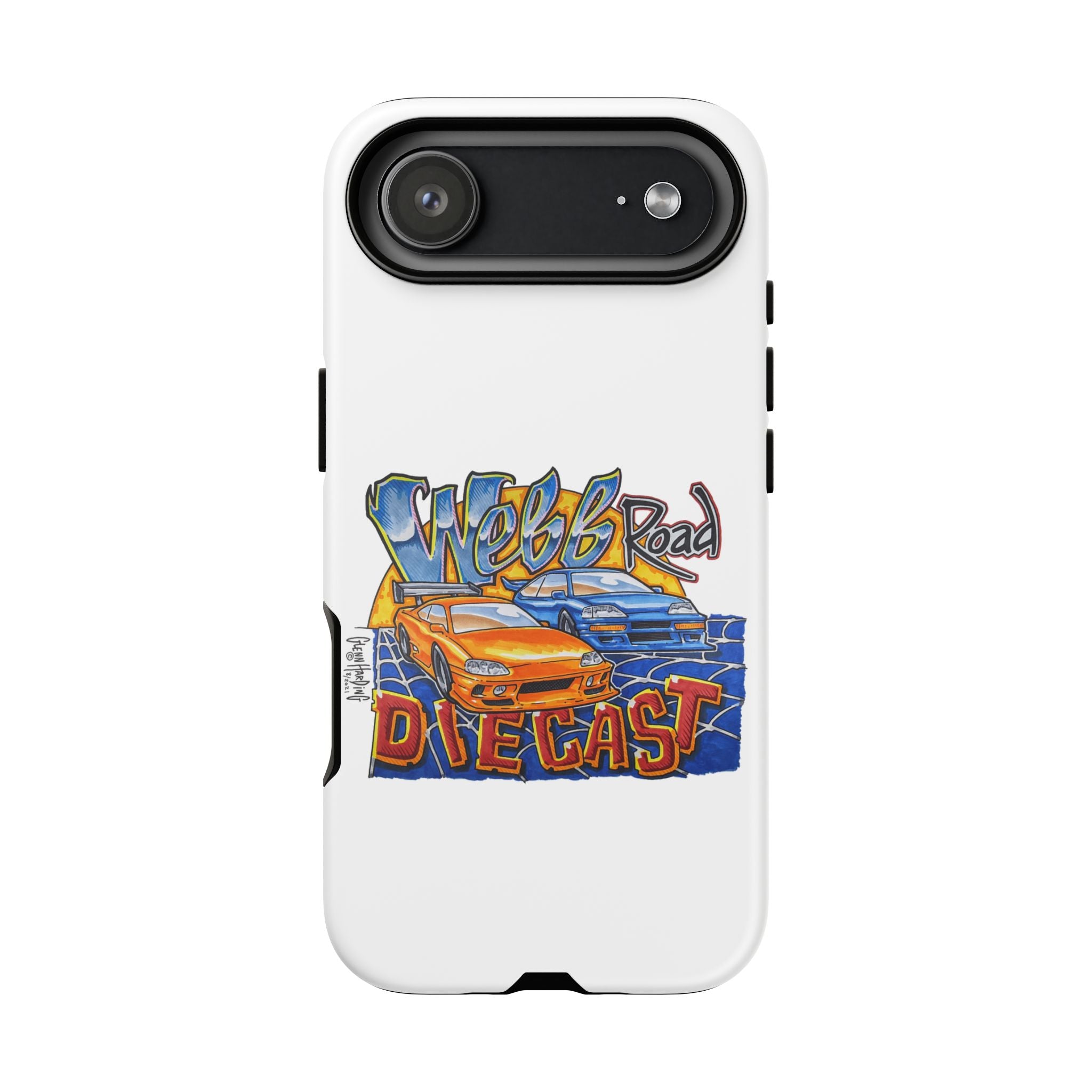 Webb Road Diecast Phone Case — Tough Protective Car-Themed iPhone Cover