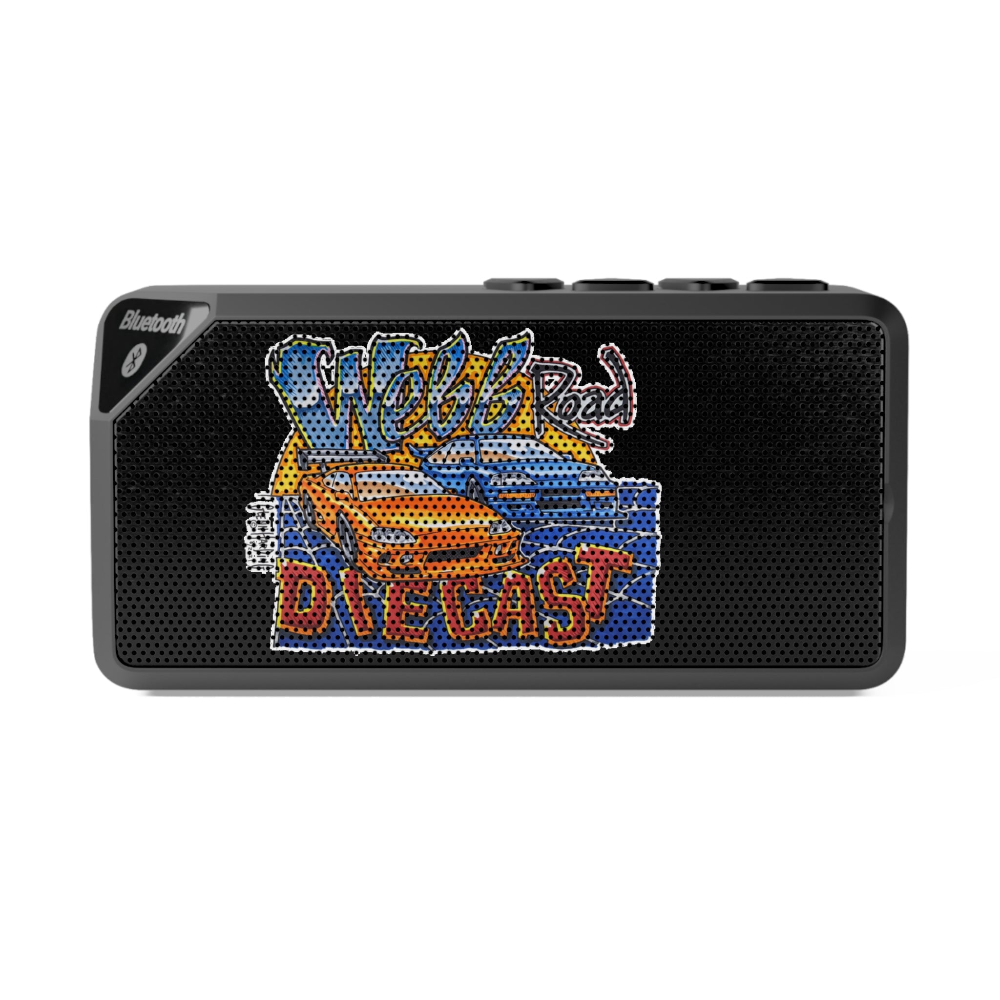 Bluetooth Speaker — Retro Speed Demon Graphic